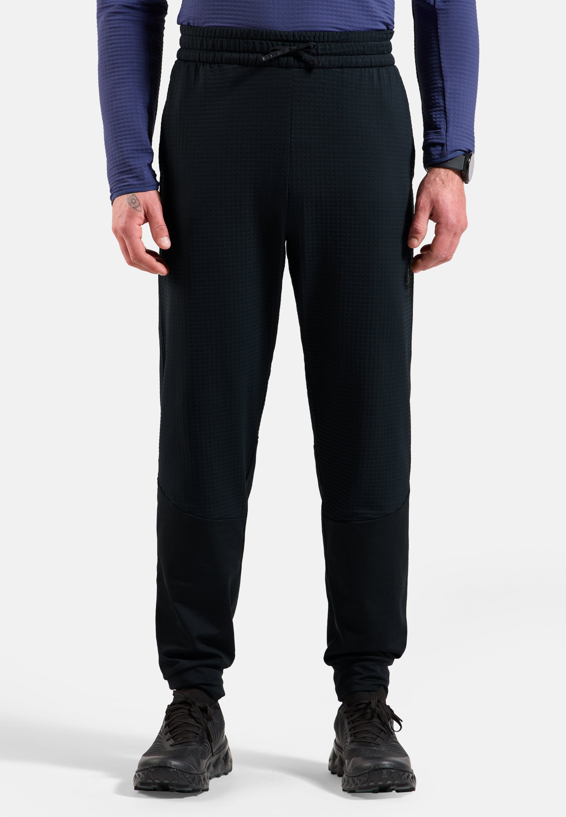 Odlo Essentials Thermal Laufhose 2.0 für Herren, M, schwarz