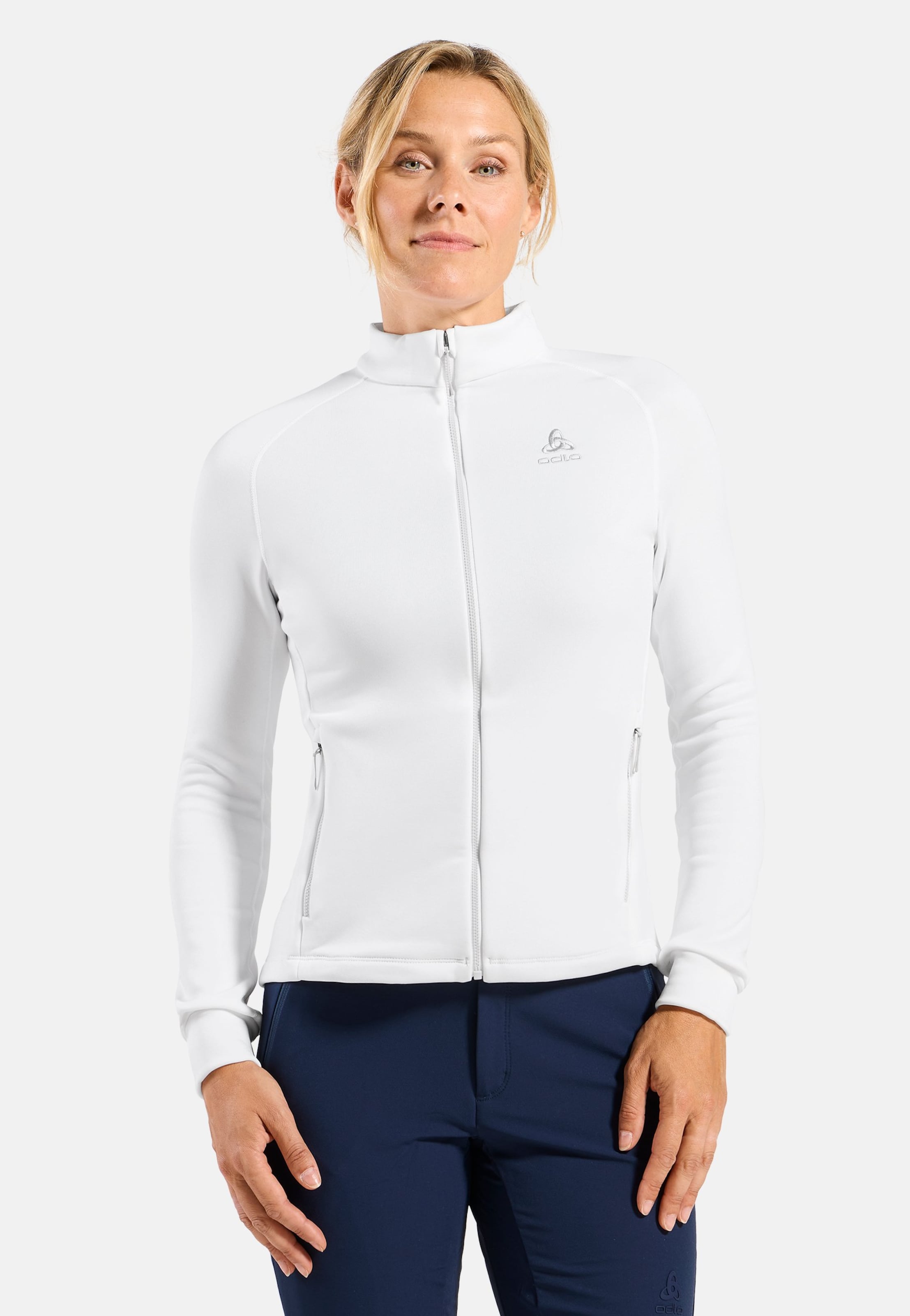 Odlo Berra Mid Layer Jacke für Damen, XS, weiss