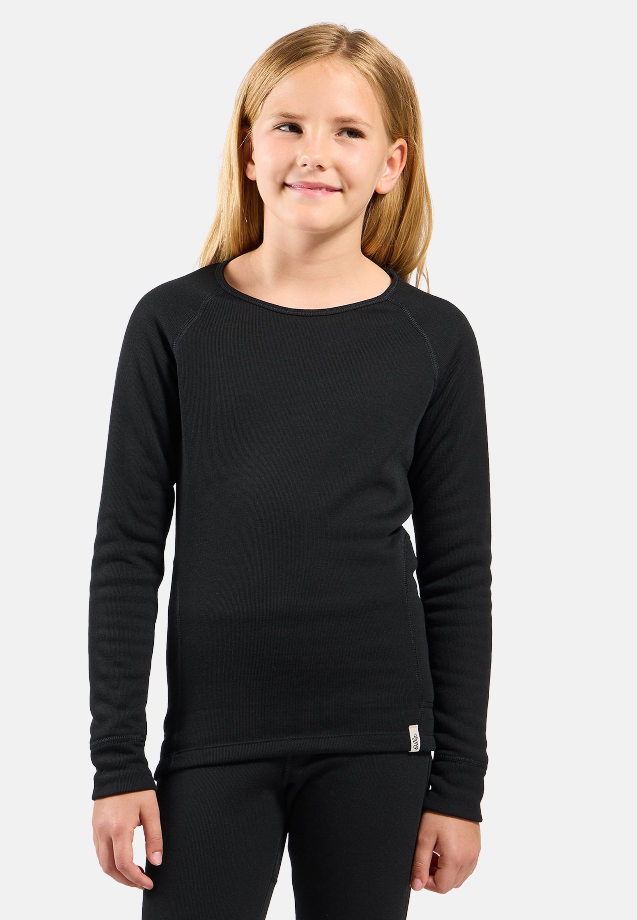 Odlo Active X-Warm Base Layer Shirt für Kinder - Wandern, Ski & Snow - schwarz, 128