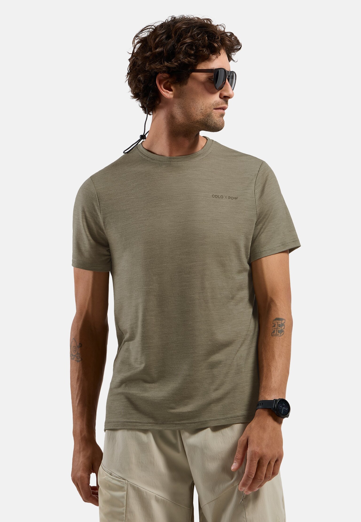 T-shirt Odlo x POW Collective Voices in misto lana merino