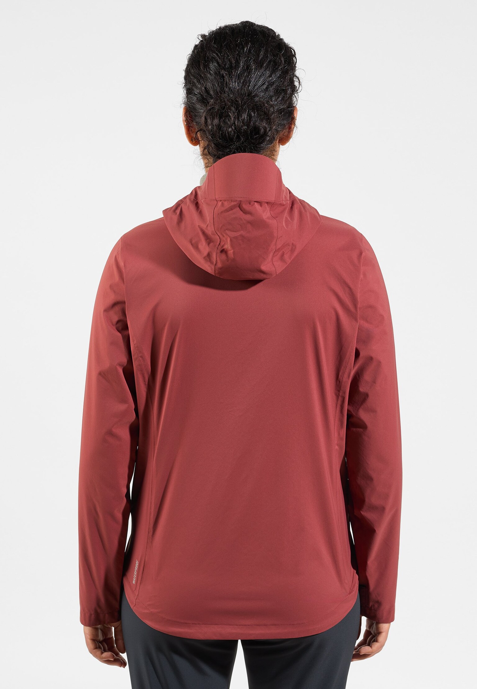 The women's Aegis 2.5L waterproof hardshell jacket