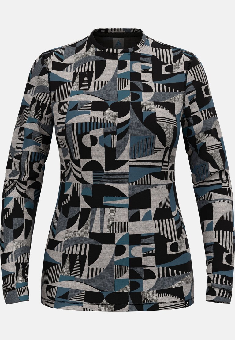 The Natural Merino Warm Jacquard Base Layer Top