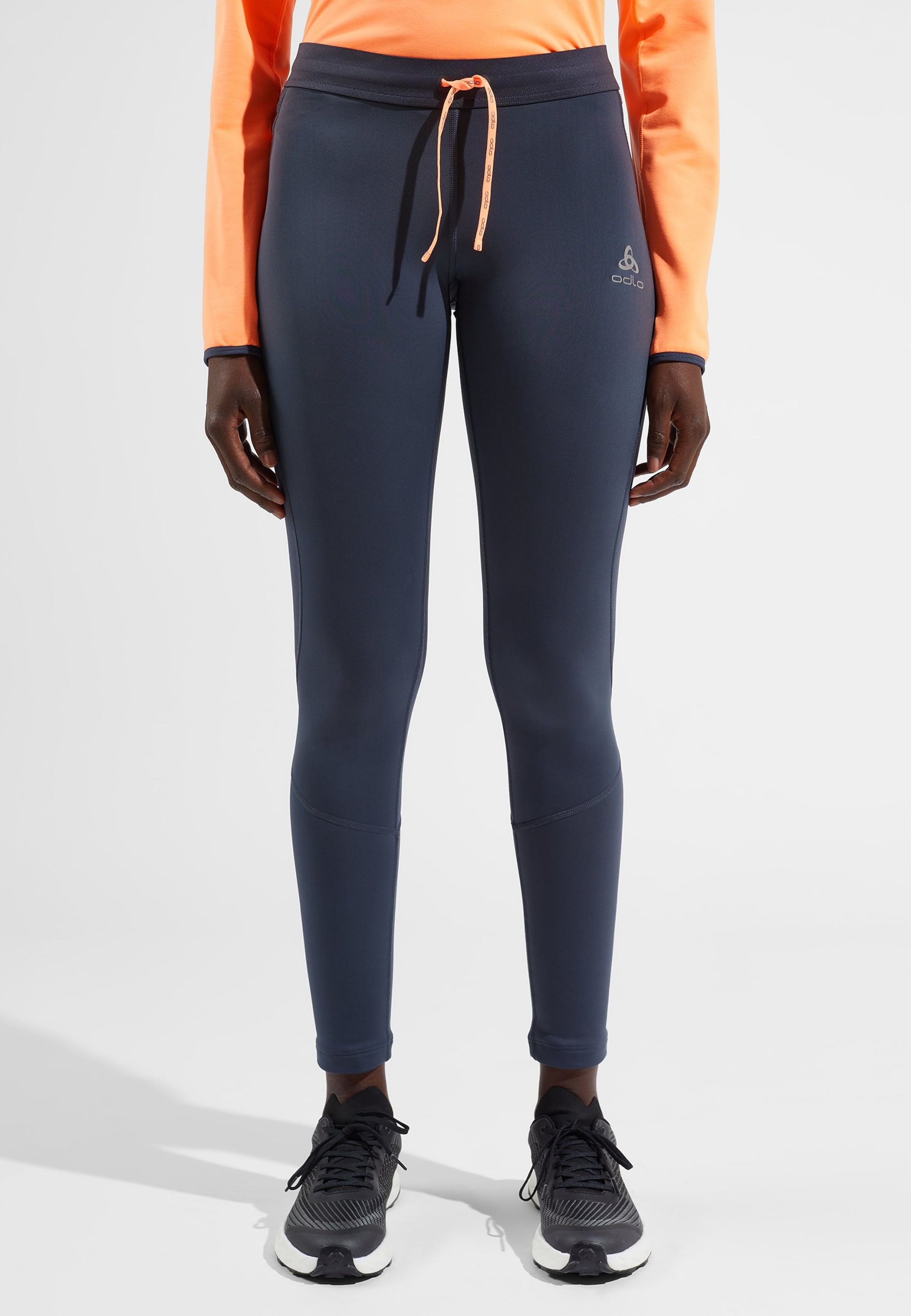Odlo X-Alp Winter Lauftights für Damen, L, blau
