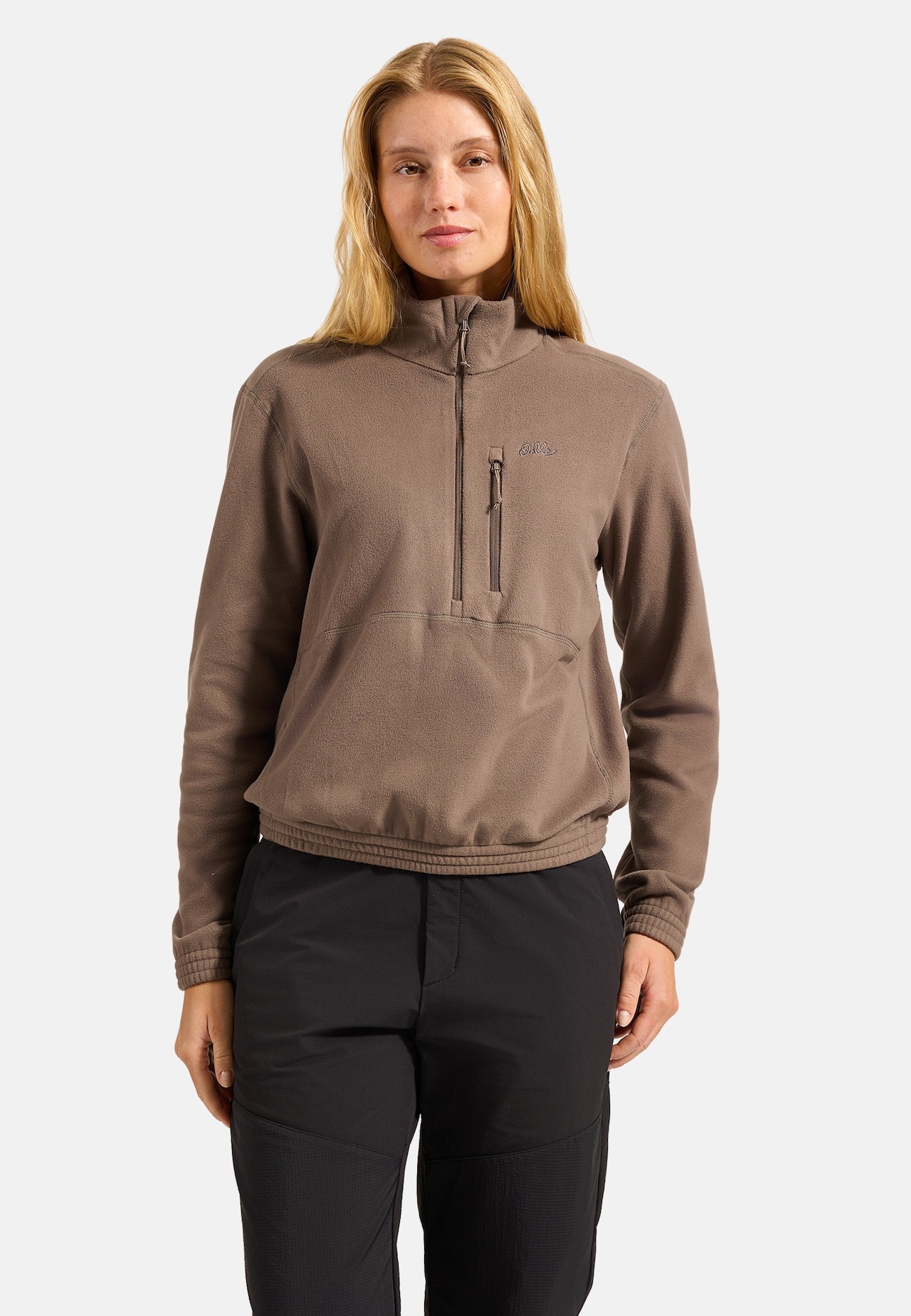 Felpa Classic a mezza zip