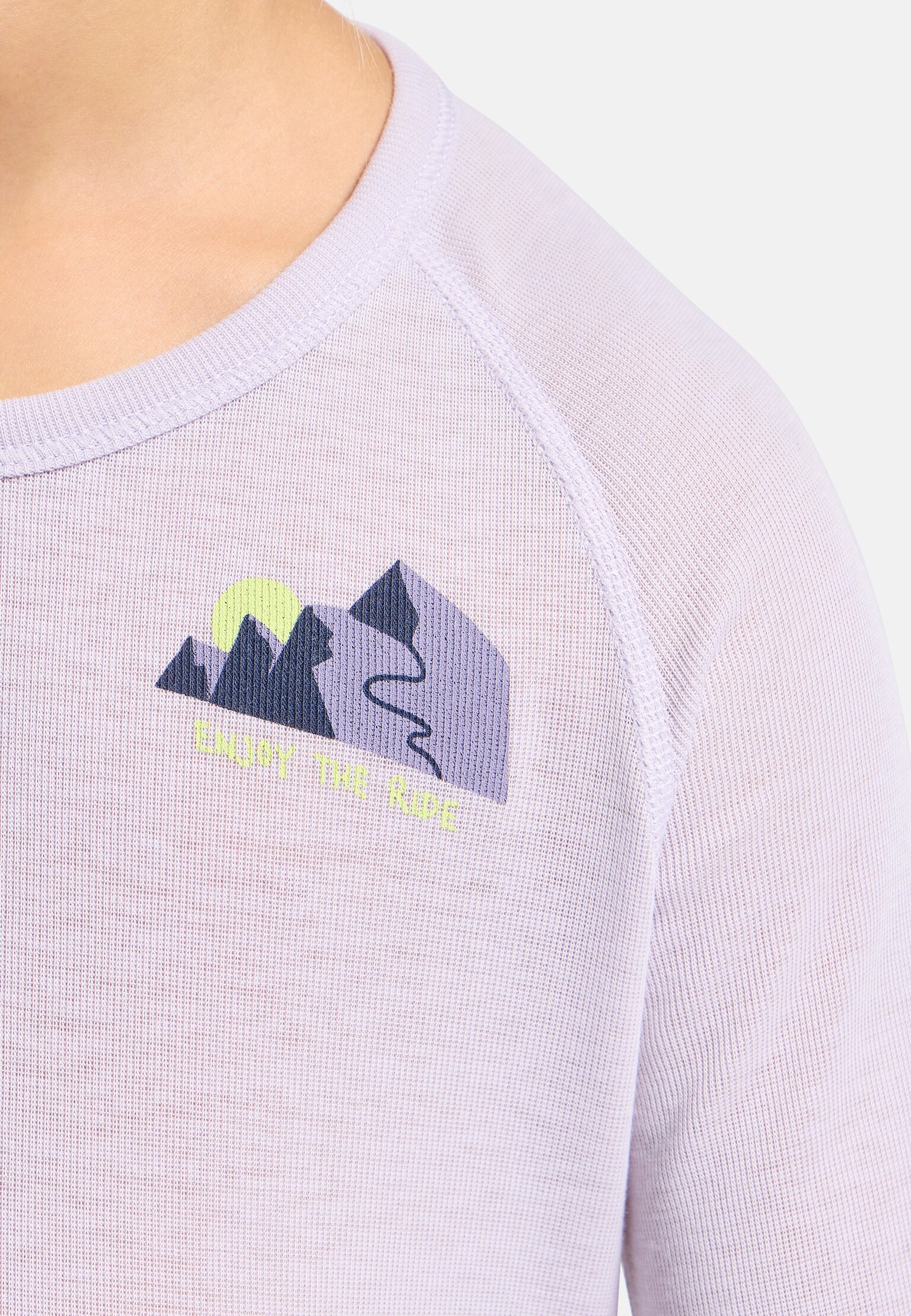 Active Warm Base Layer für Kinder mit „Enjoy the ride!“-Grafik