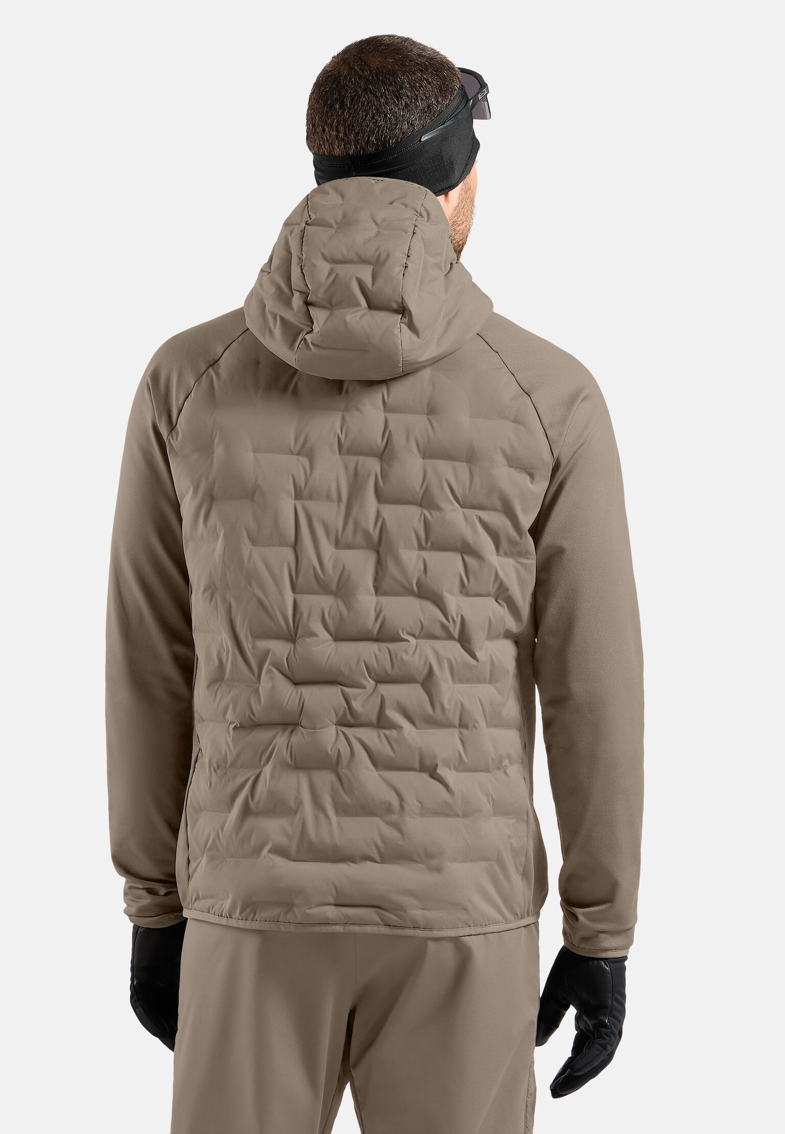 Pull à capuche hybride zippé Zeroweight Insulator