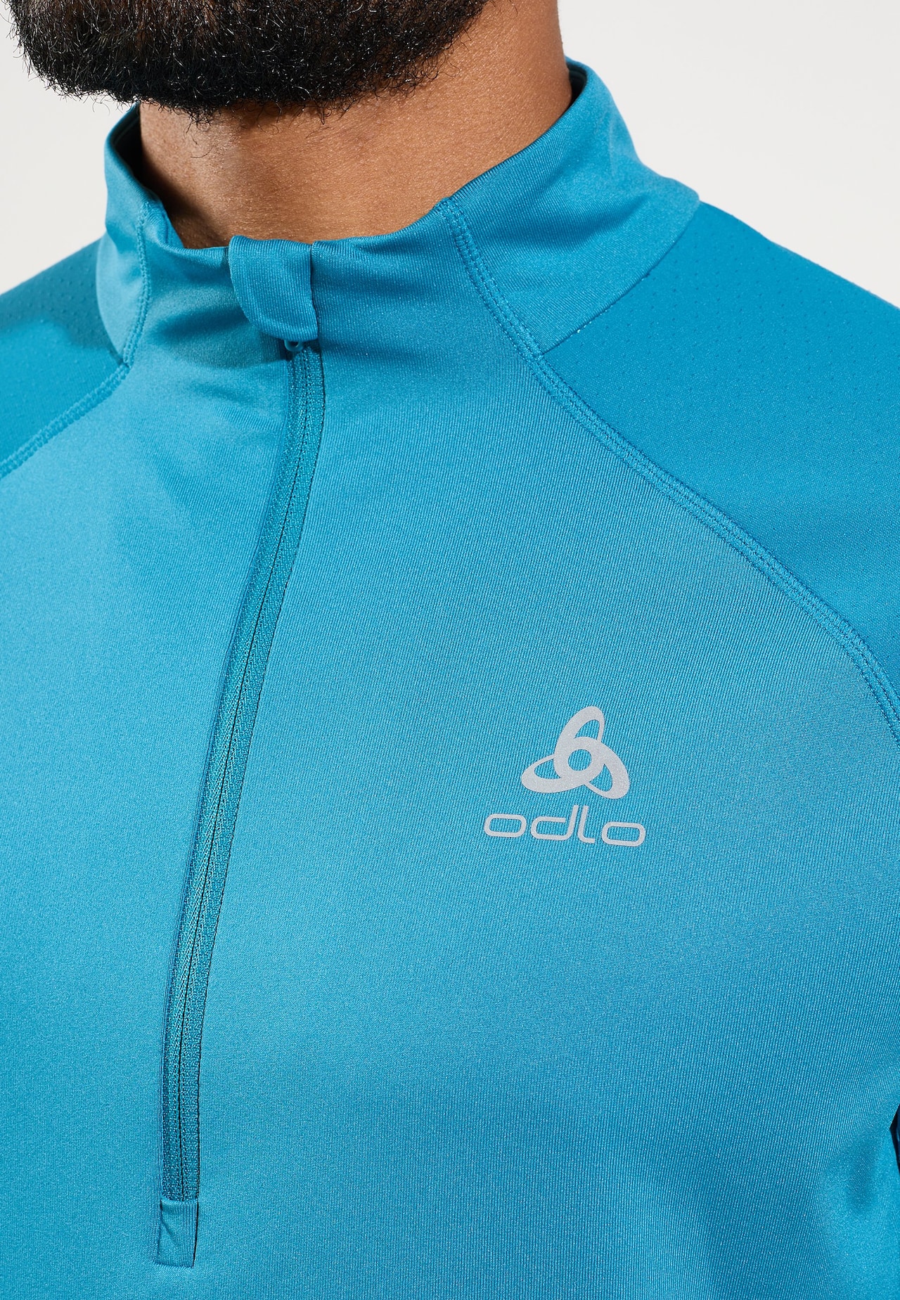 Zeroweight Mid Layer Laufoberteil mit Halbreissverschluss
