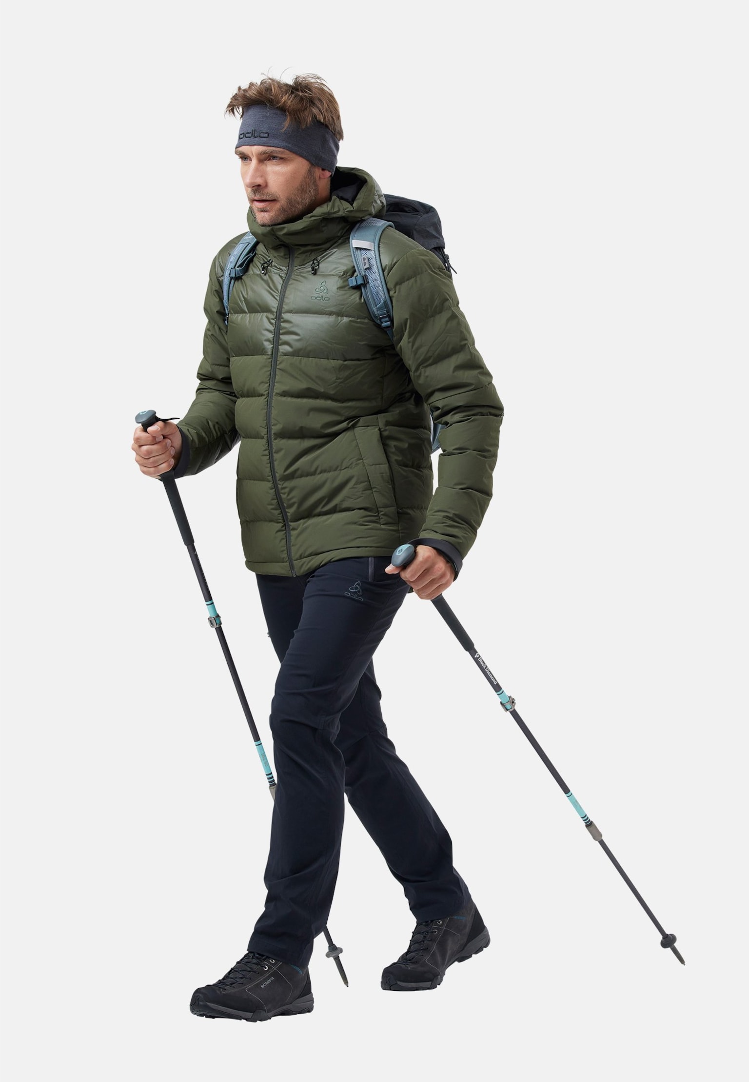 The Severin N-Thermic recycled down hooded jacket