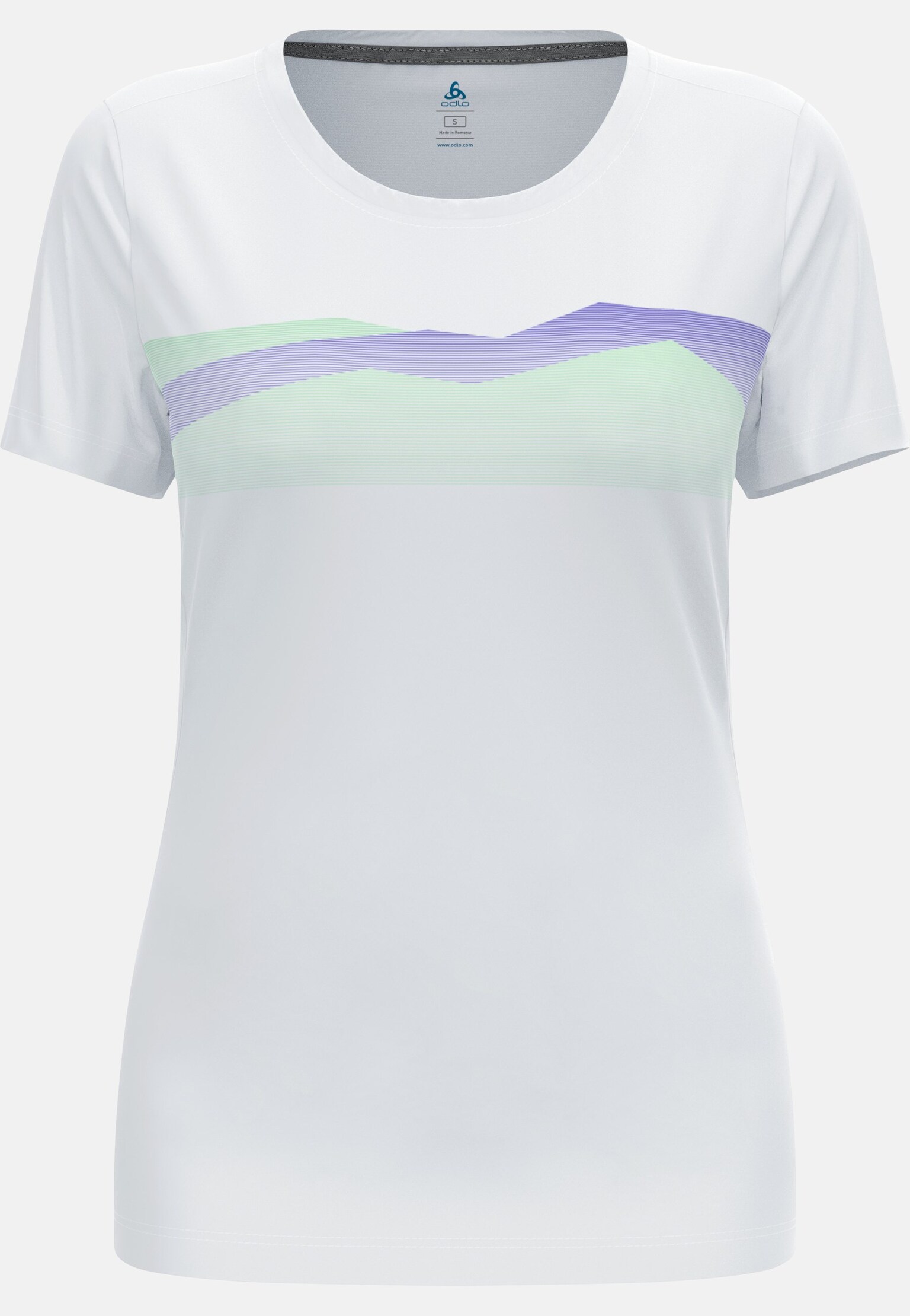 F-Dry T-Shirt mit Bergkamm-Print