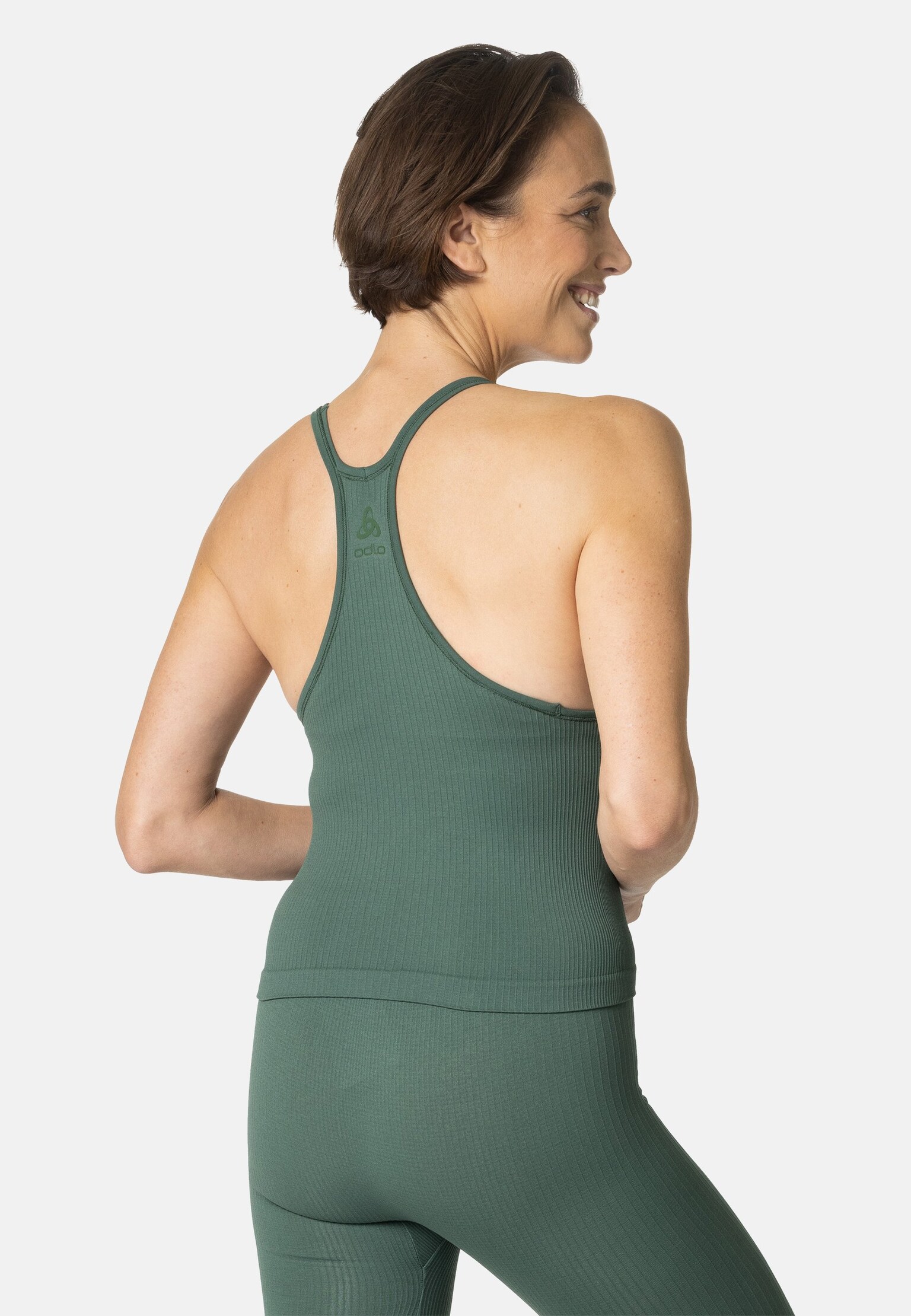 Active 365 2-In-1 Seamless Running Crop Tank