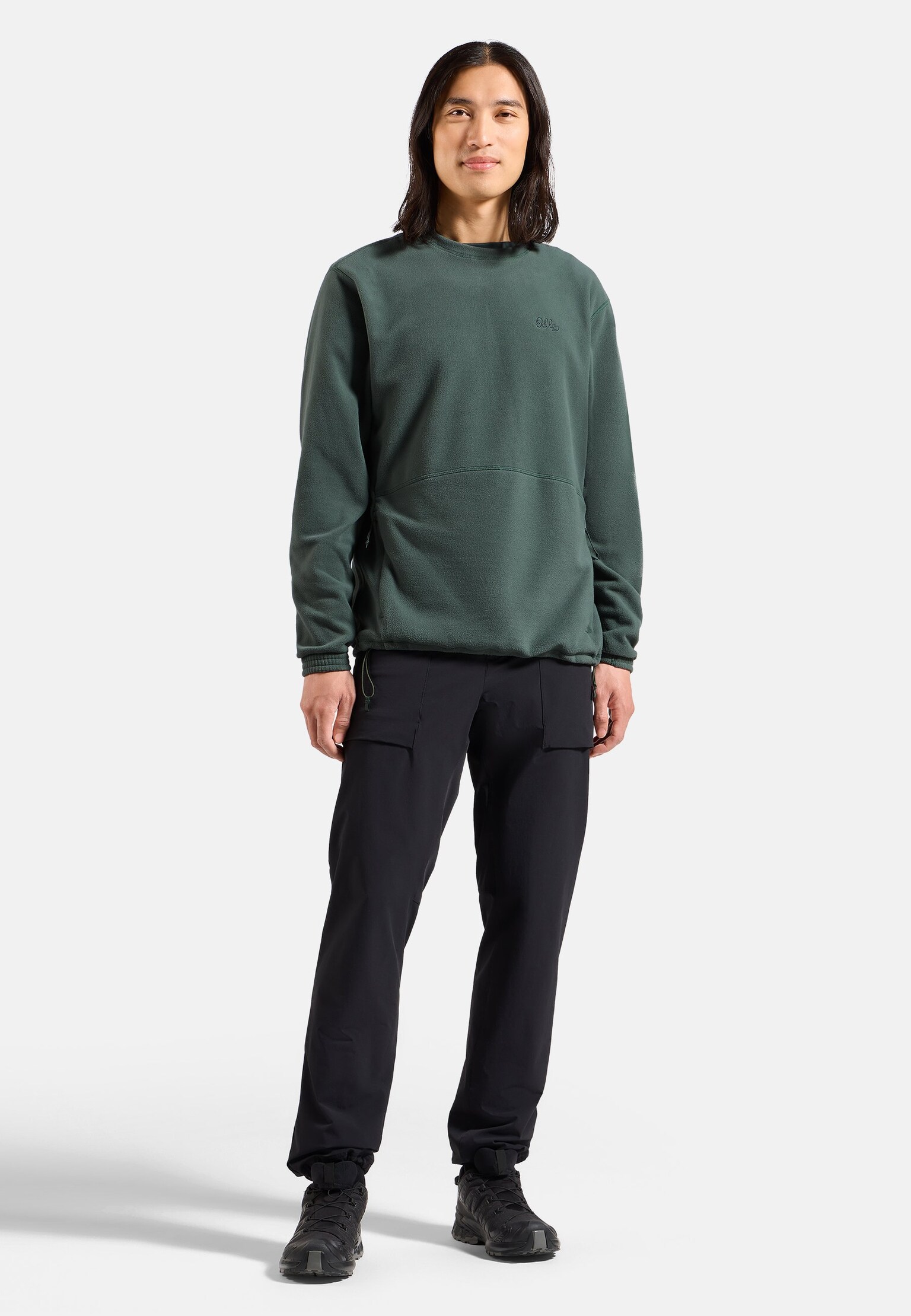 The Essentials klassisk fleece crewneck mellomlag for multisport