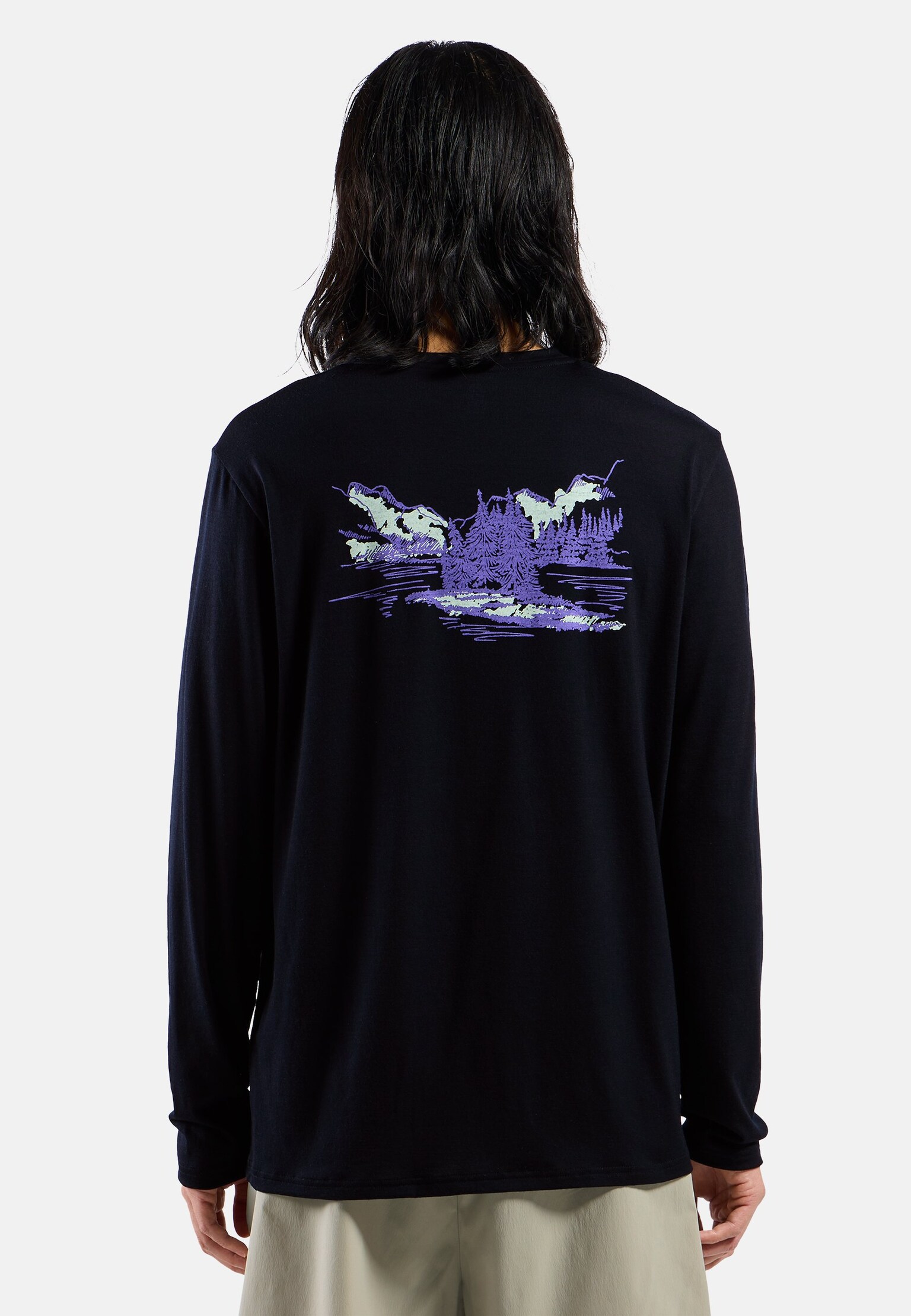 Ascent Merino 160 Langarmshirt mit TMOT-Print