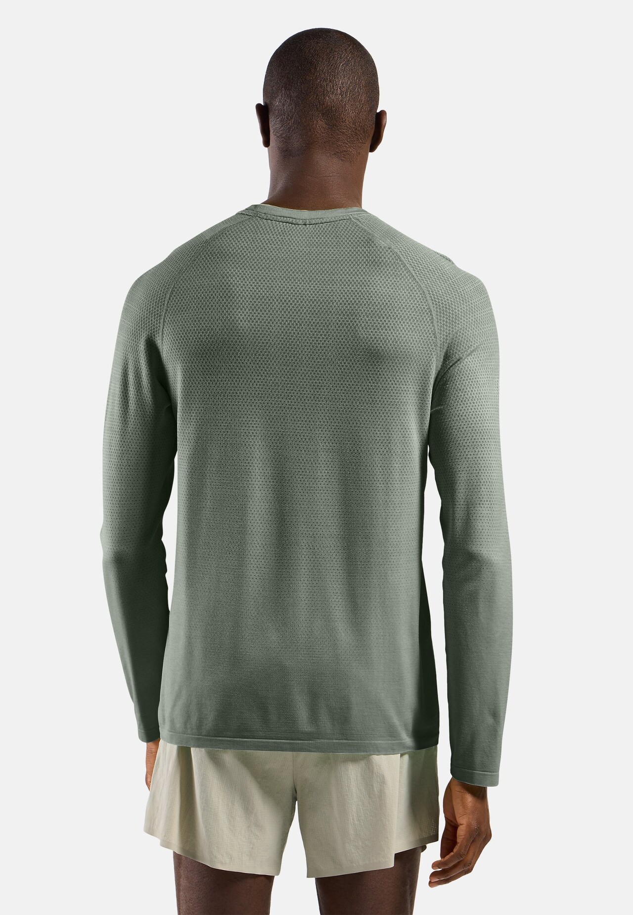 T-shirt da running Essential Seamless a maniche lunghe