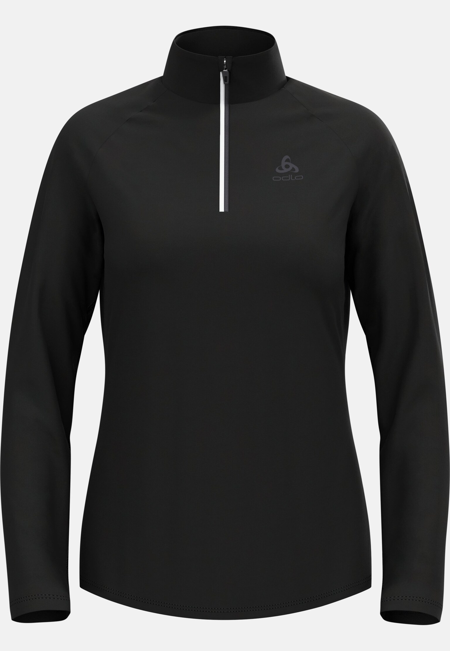 Mid layer con mezza zip Besso a manica lunga