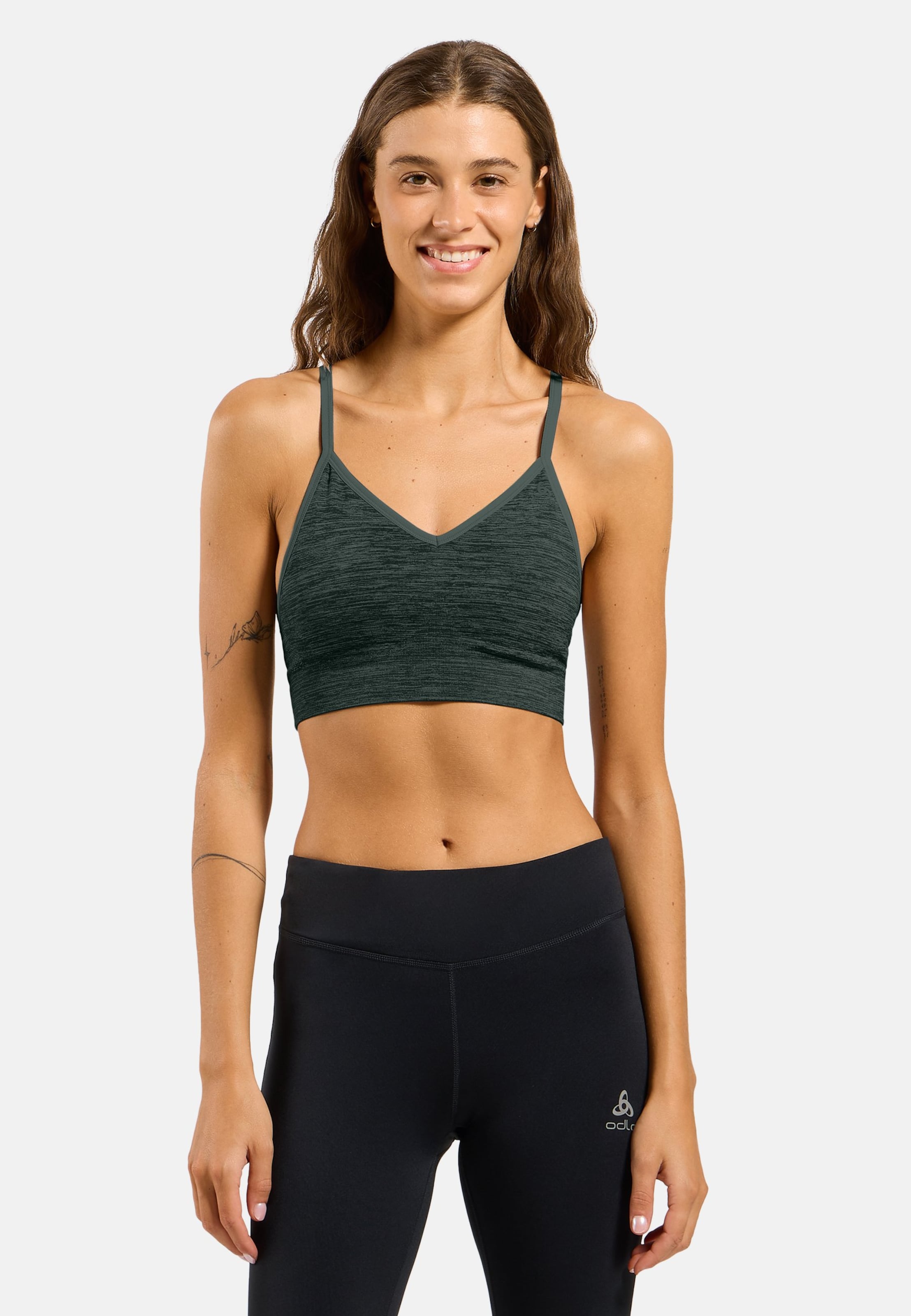 Odlo Seamless Sport-BH mit sanftem Halt für Damen, S, grün