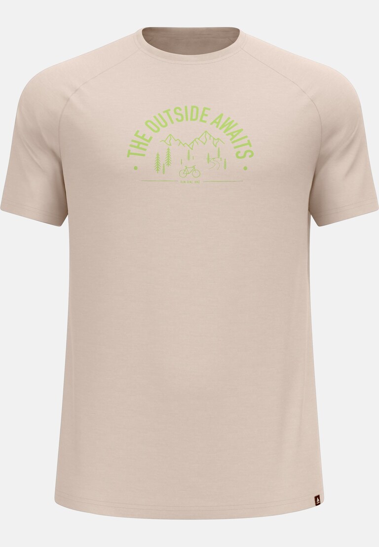 The Ride 365 Performance Wool 130 print t-shirt