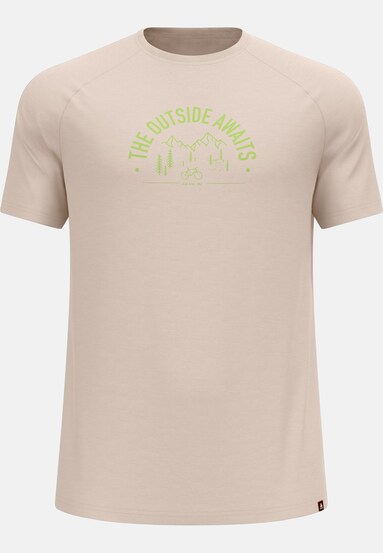 The Ride 365 Performance Wool 130 print t-shirt