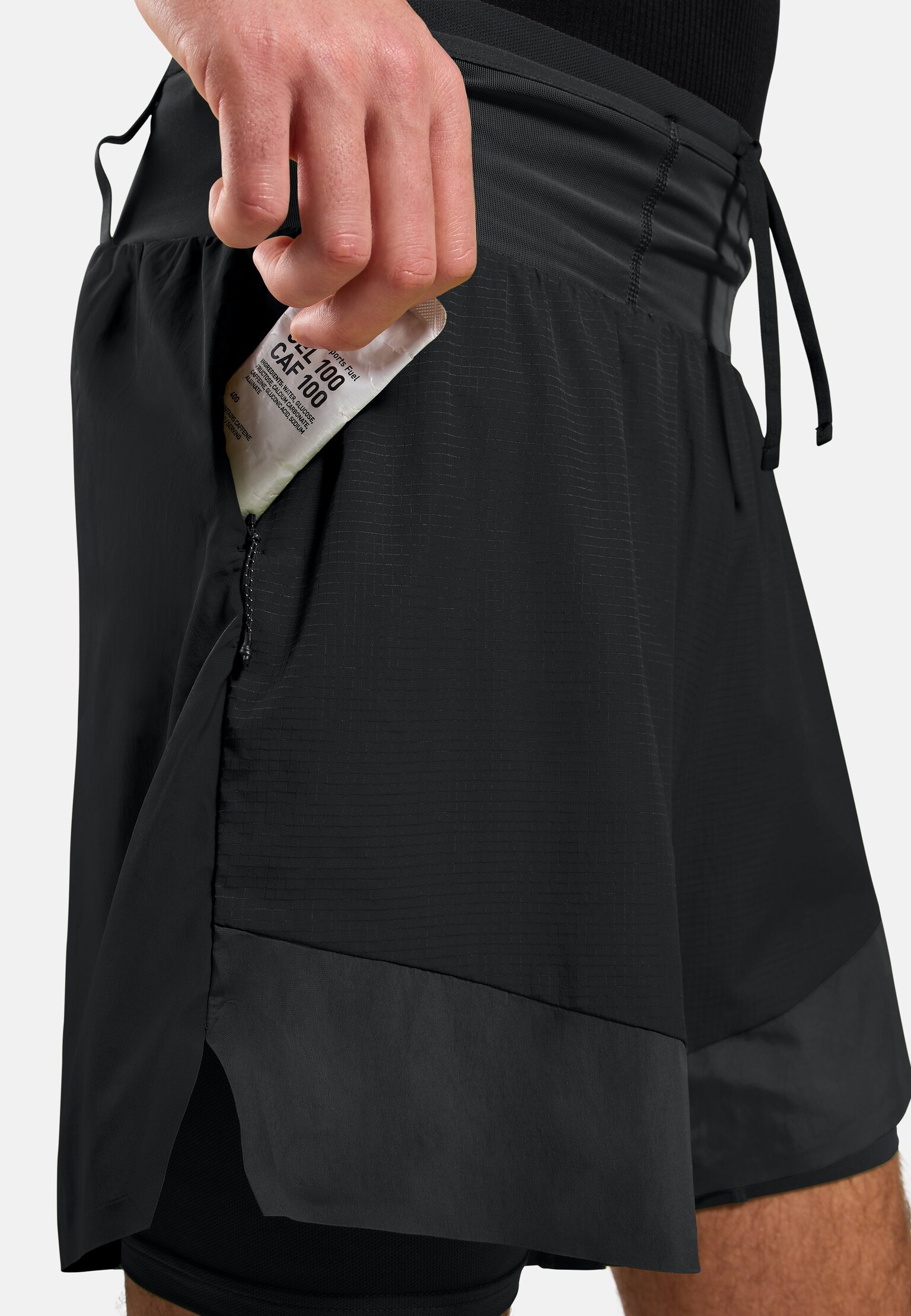 Short de running 2 en 1 X-Alp Trail 6 Inch