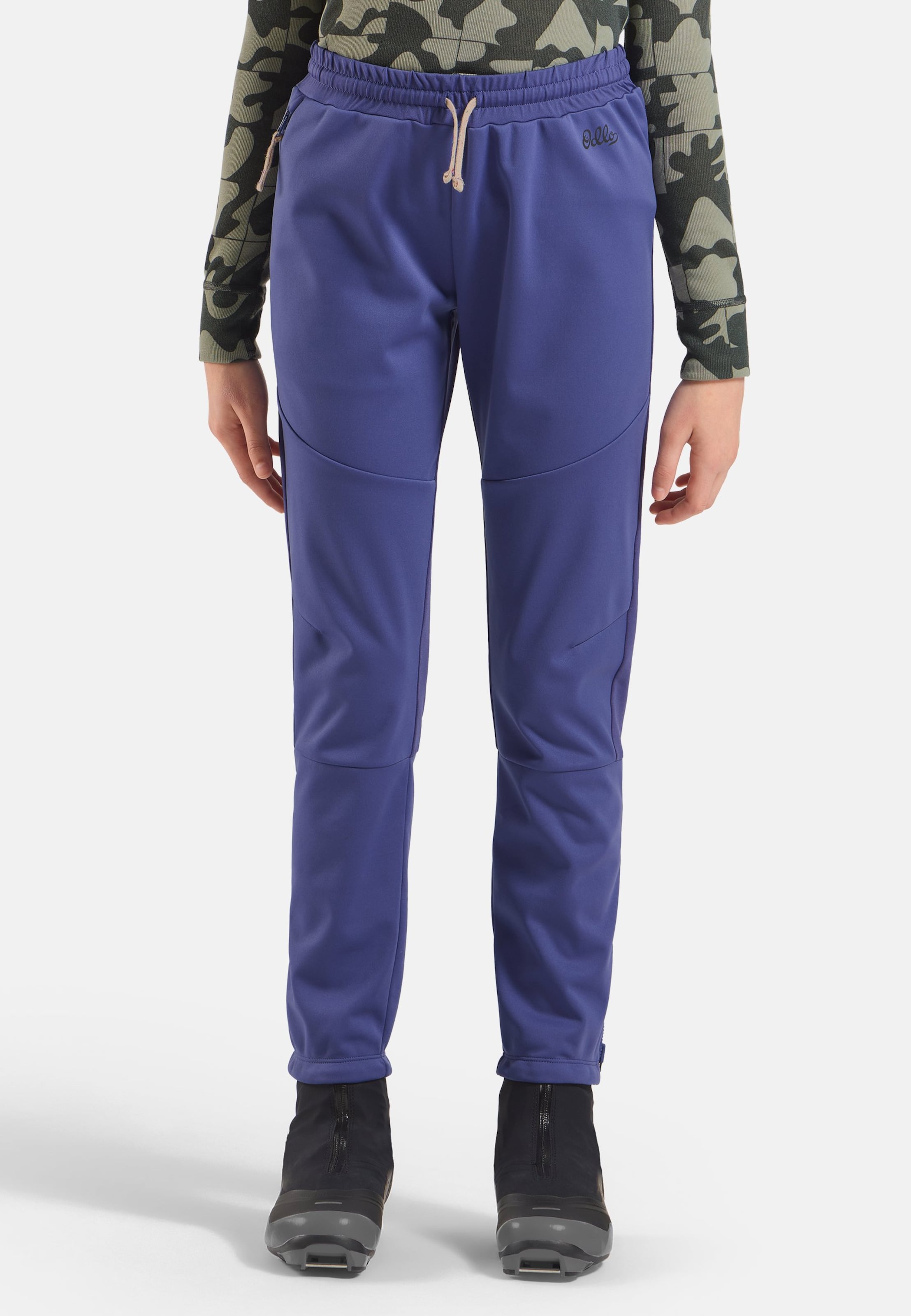 Odlo Essentials Warm Langlaufhose für Kinder, 164, lila