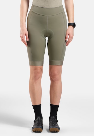 Explorer korte cargo fietsbroek voor dames