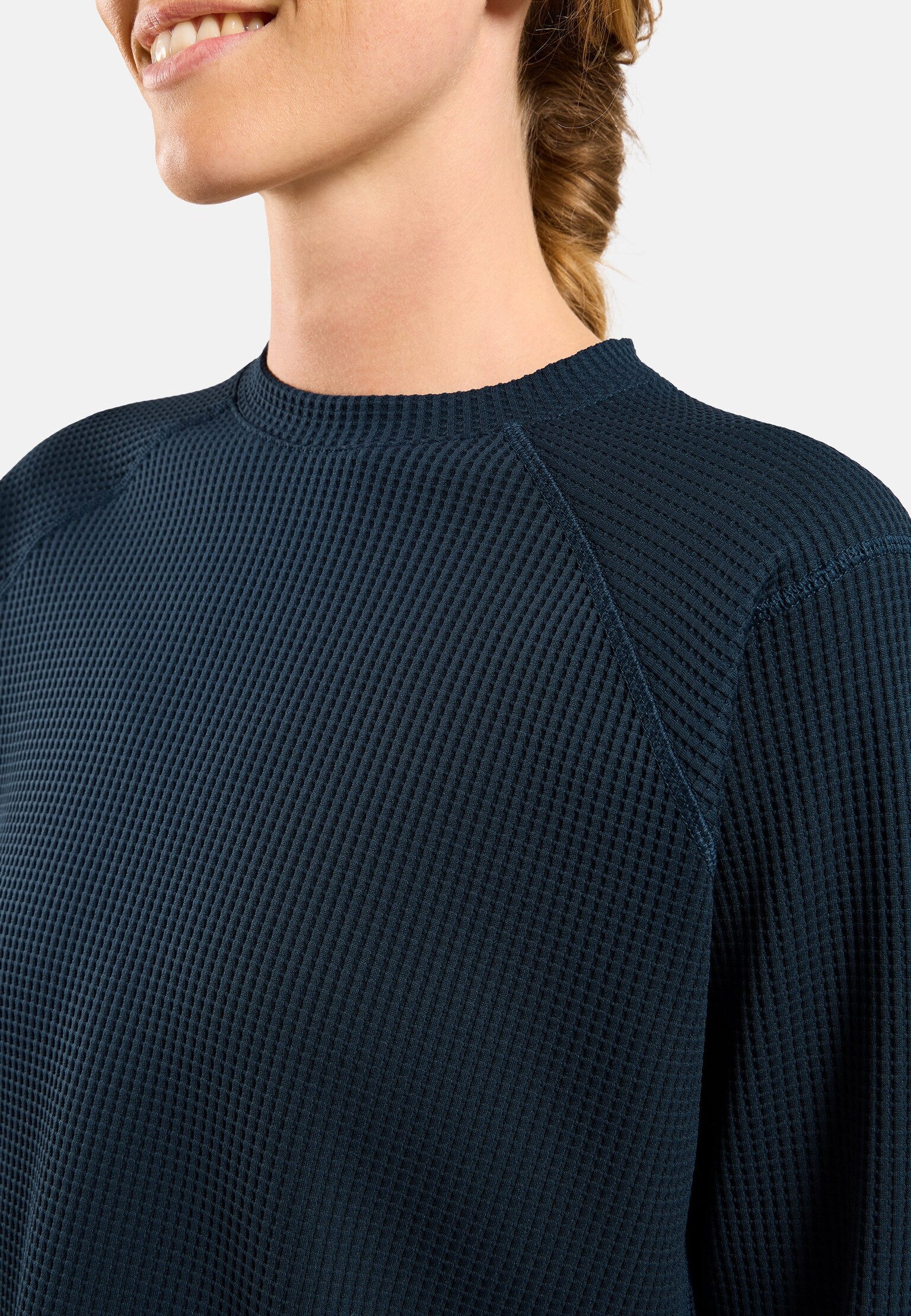 Cubic Multisport mid layer met ronde hals