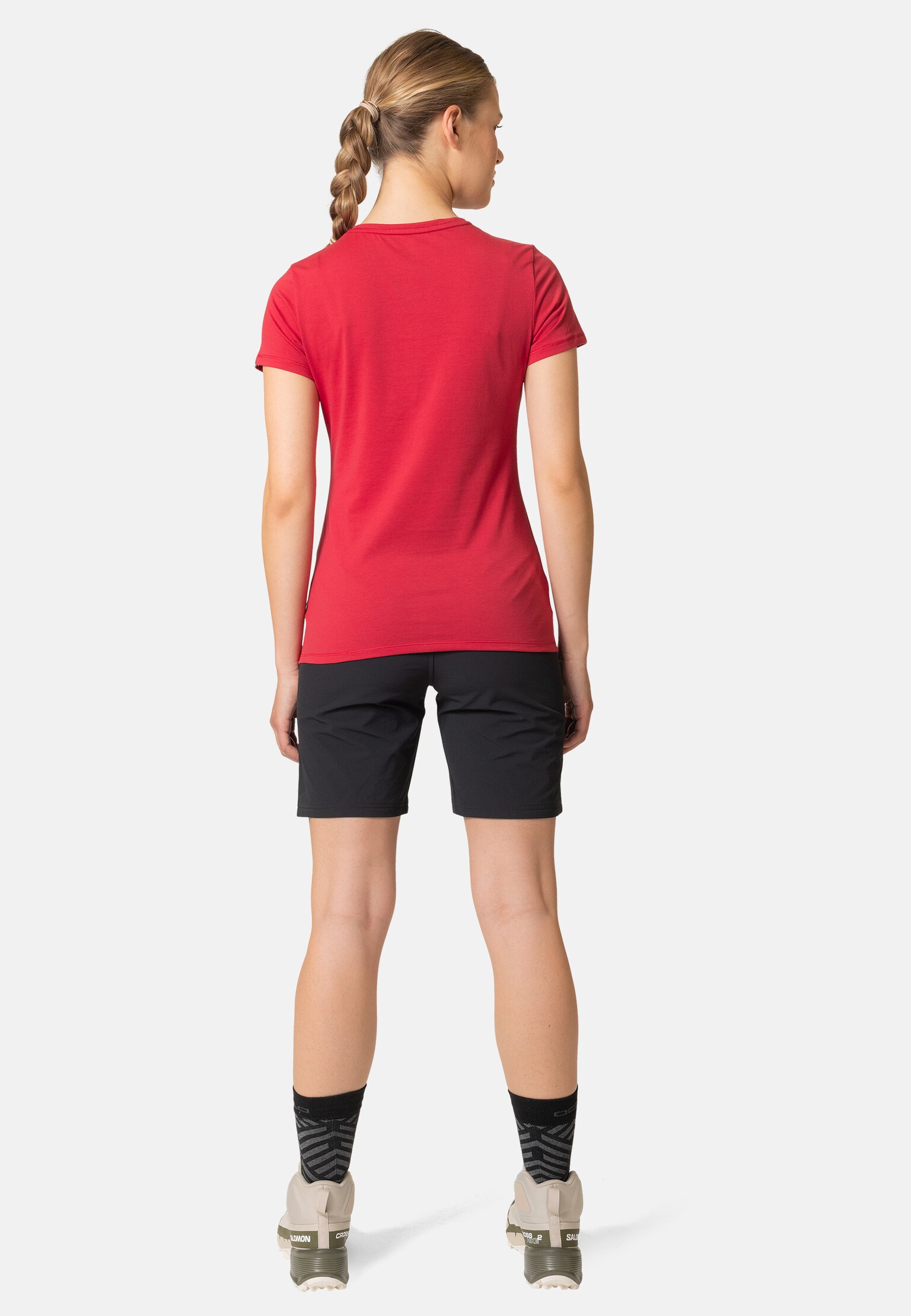 T-shirt à imprimé sapins Kumano