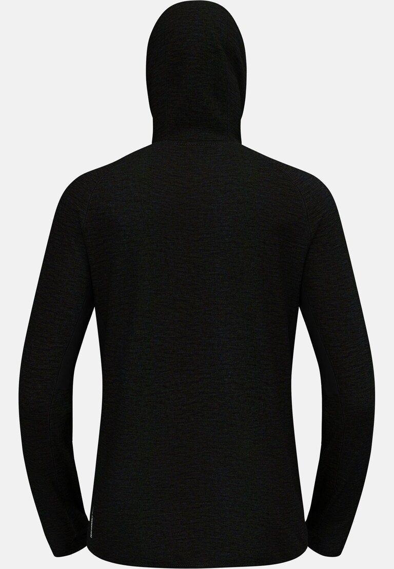 Mid layer micro Ascent Performance Wool 125 con cappuccio e zip