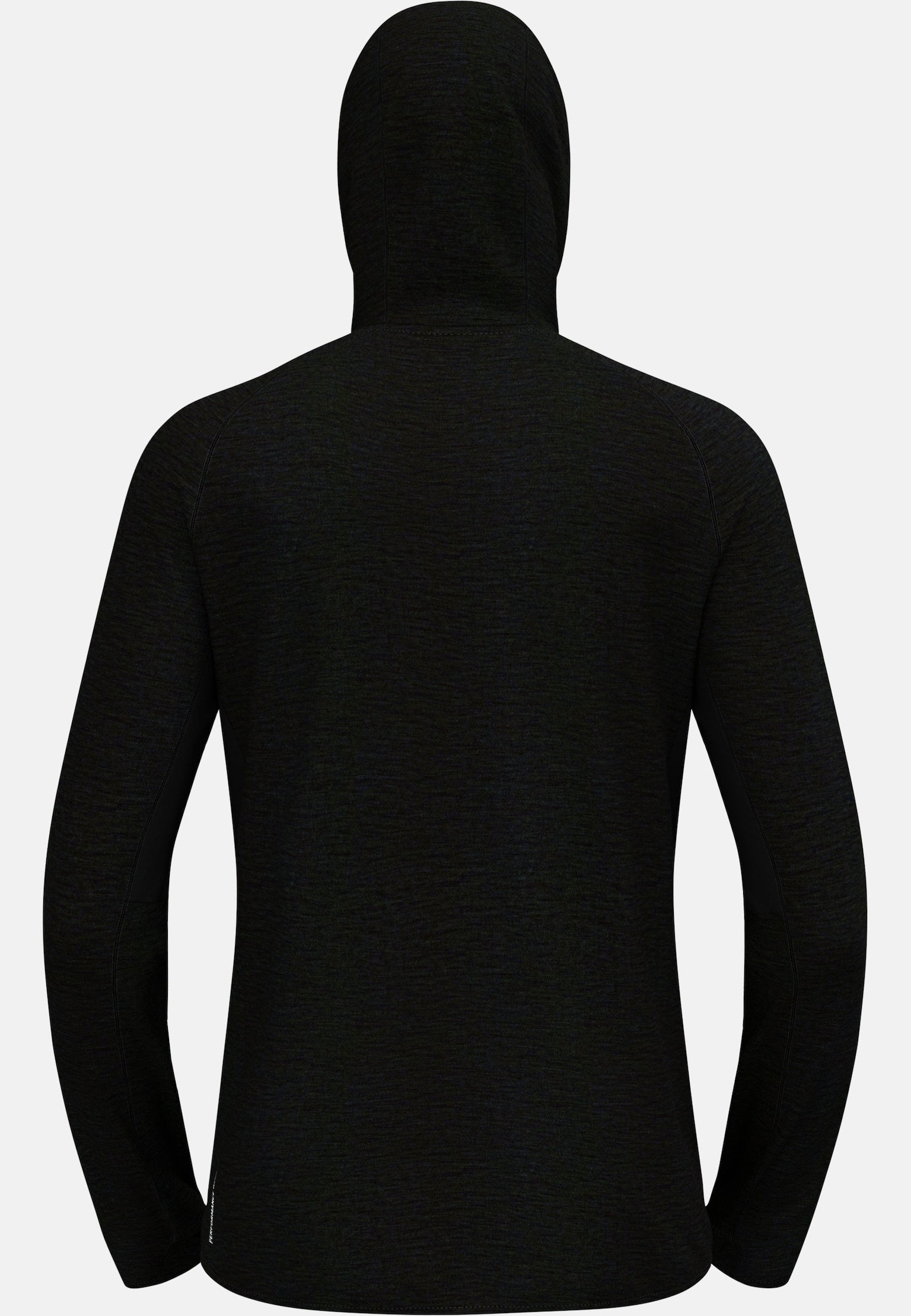 Mid layer micro Ascent Performance Wool 125 con cappuccio e zip