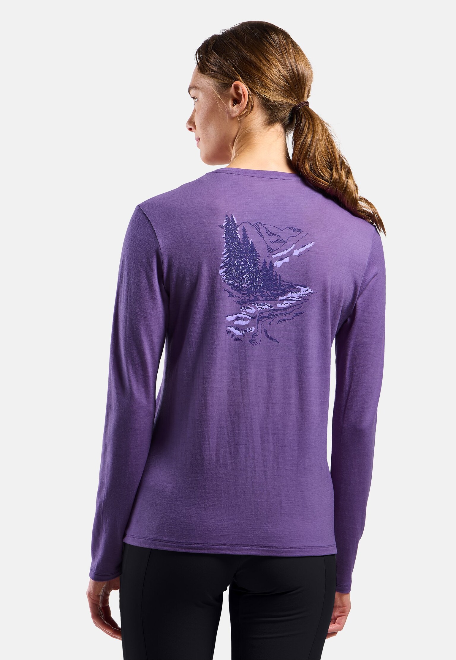 Ascent Merino 160 Langarmshirt mit TMOT-Print