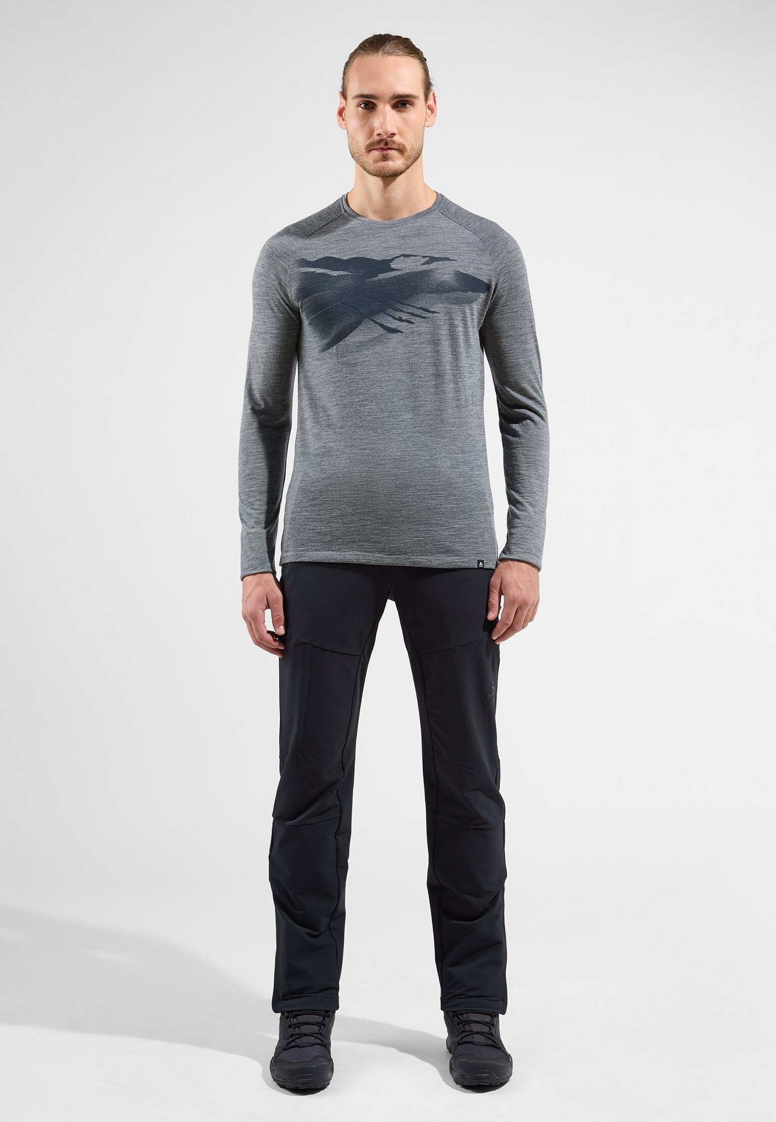 Haut à motif Breaking Trail en laine mérinos 200 Ascent 365