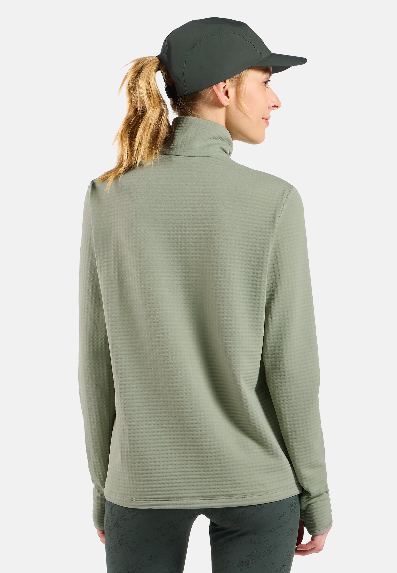 Mid layer da running Essentials Thermal a mezza zip