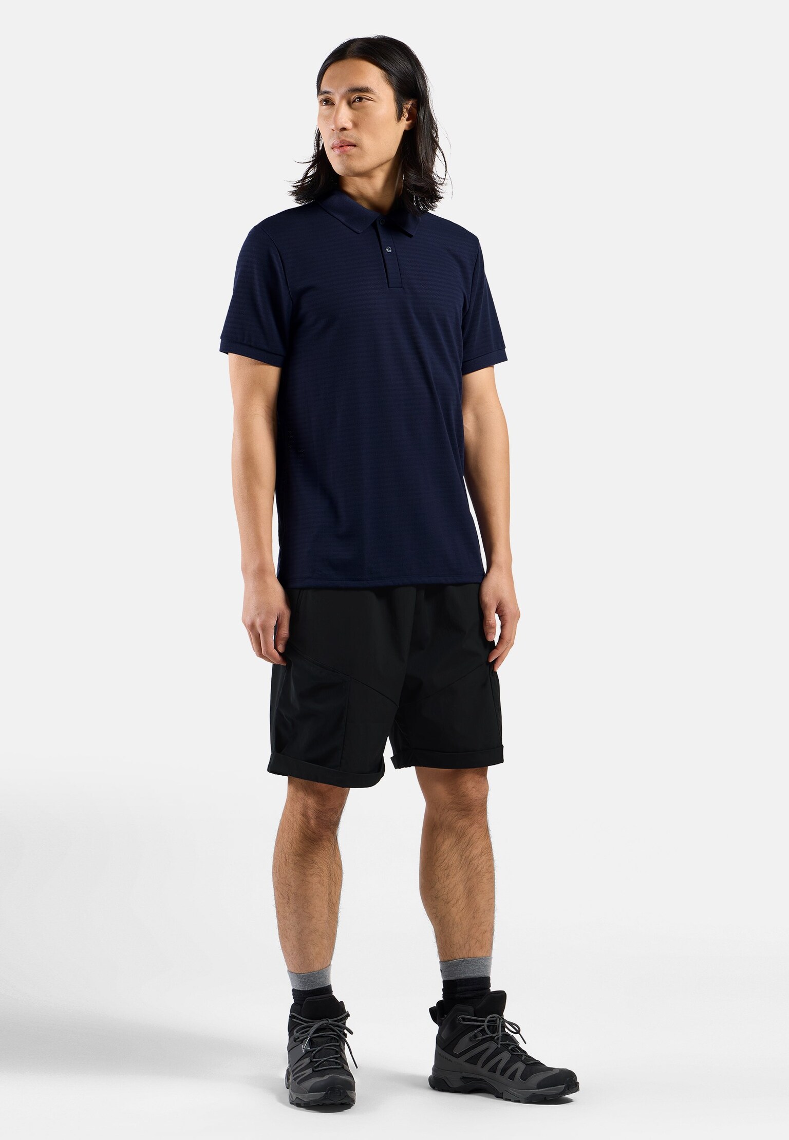 Ascent Poloshirt mit Naturfasern