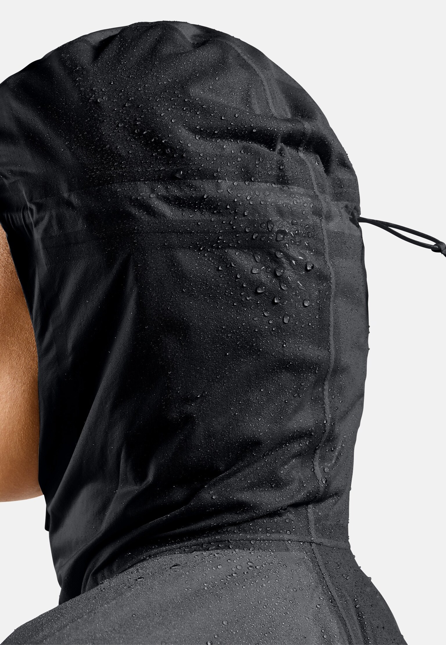 The Dual Dry Performance Knit waterproof insulated running jacket