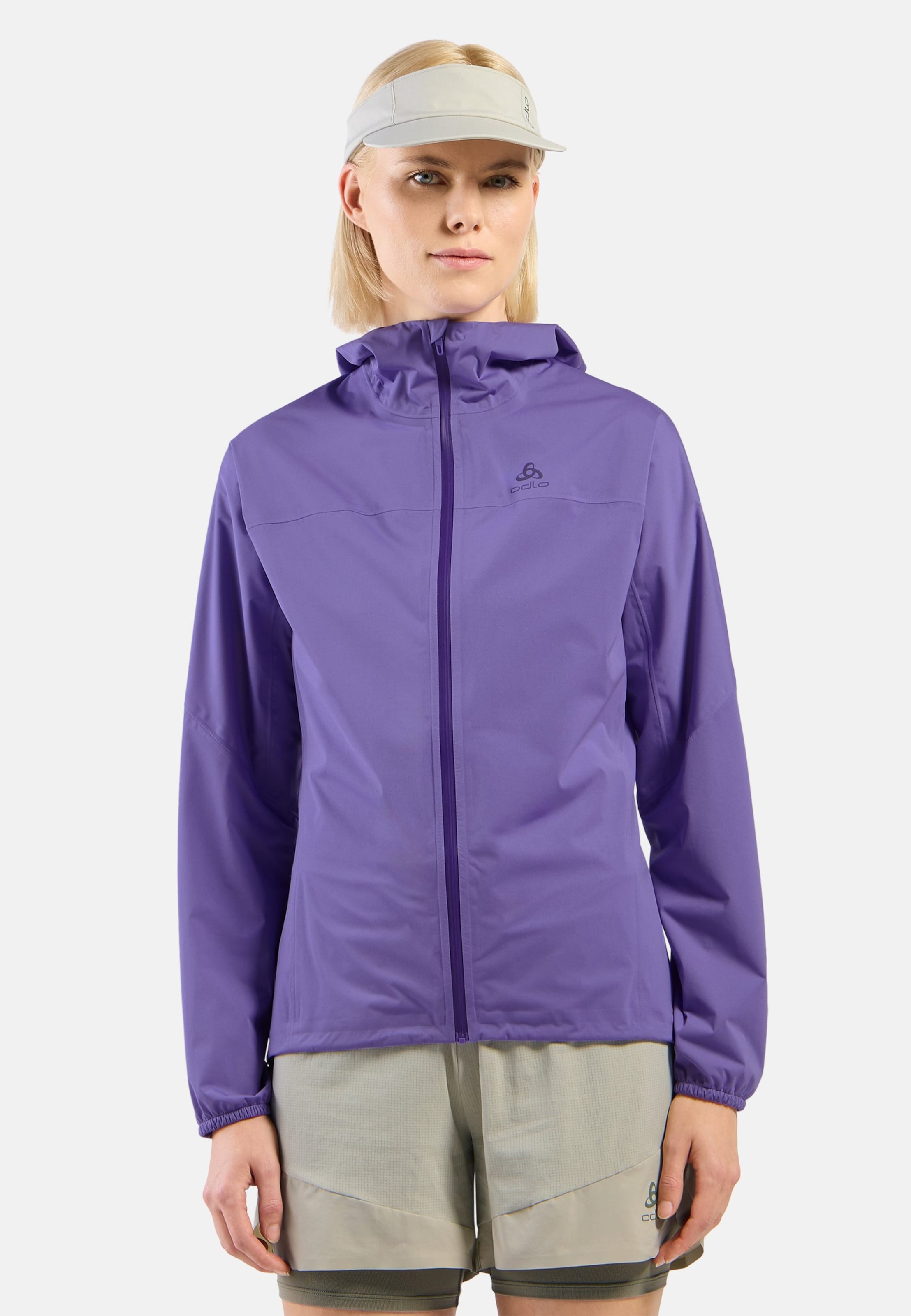 Odlo X-Alp Waterproof Laufjacke für Damen - Trail Running, Wandern - lila, S