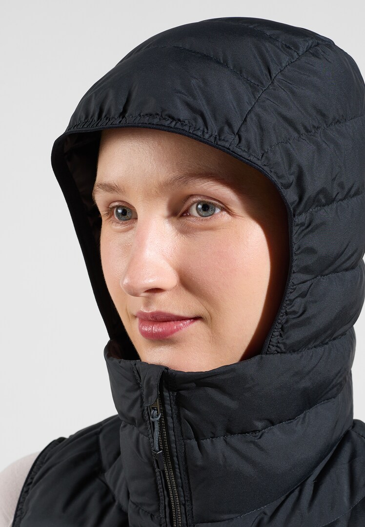 The women's air Cocoon vest in black melange | High-Performance | Odlo