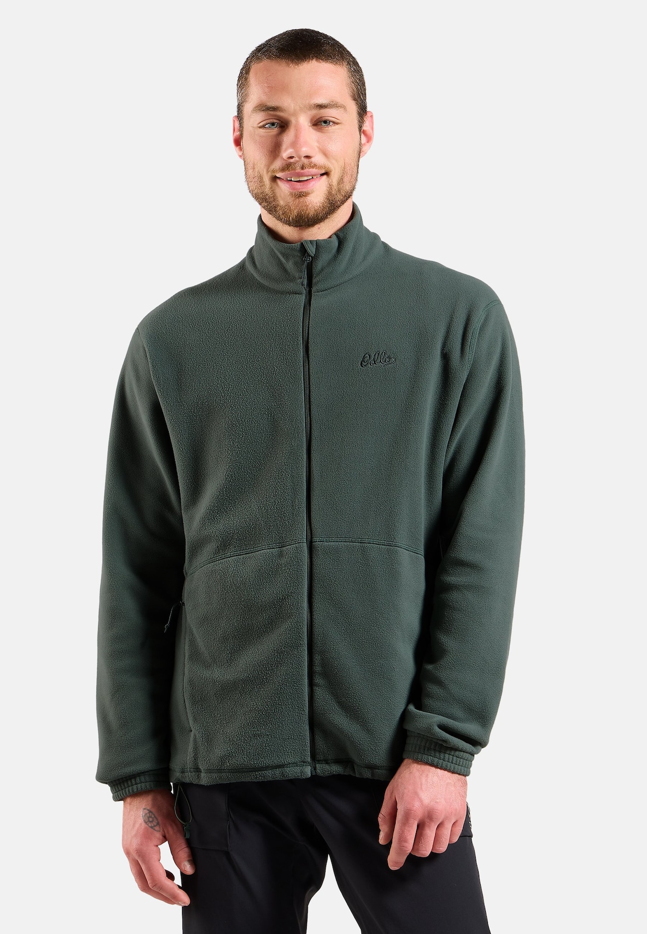 Felpa Classic Fleece a zip intera