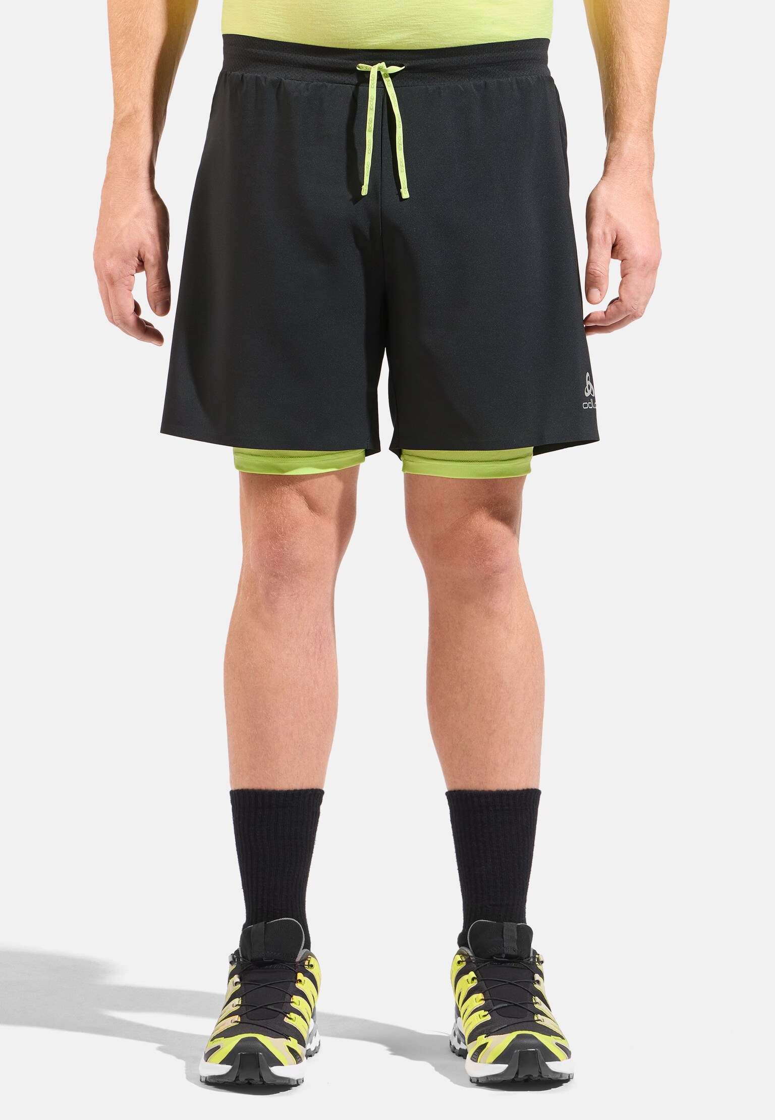 Short 2-in-1 de trail running de 15 cm à l’entrejambe X-Alp