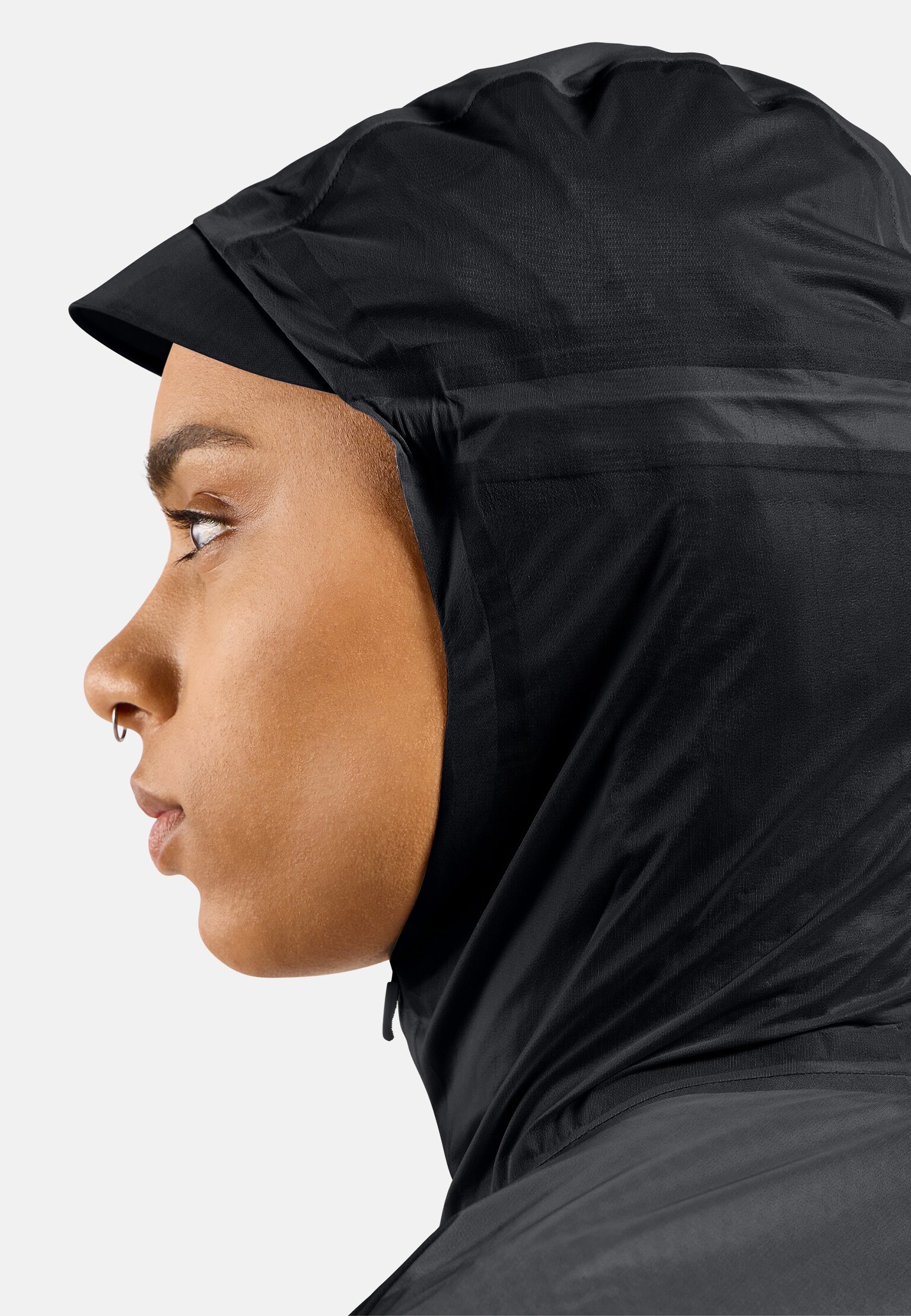 The Dual Dry Performance Knit waterproof insulated running jacket