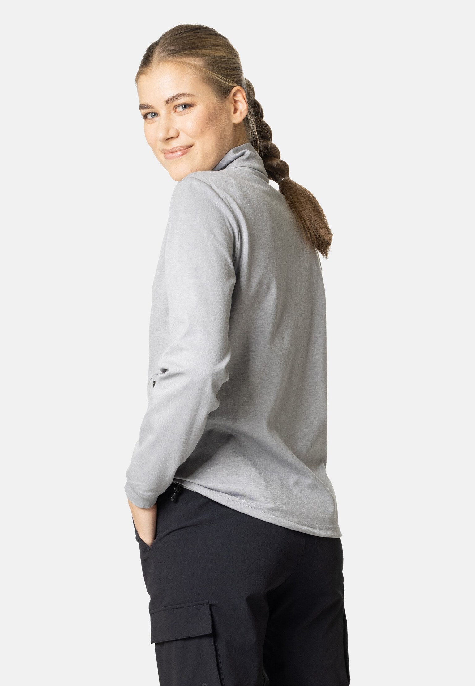 Ascent 365 tussenlaag met halve rits