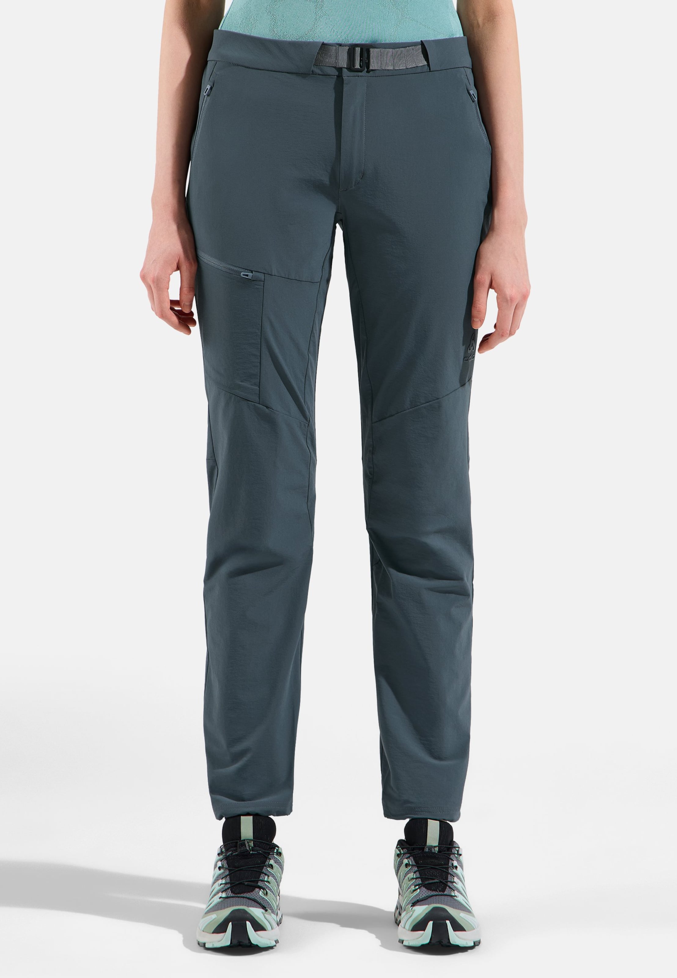 Odlo Ascent Wanderhose für Damen, 34, grün