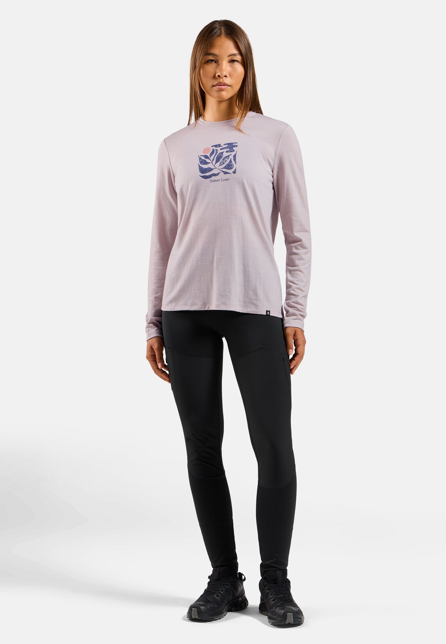 The Ascent merino 200 nature lover long sleeve t-shirt