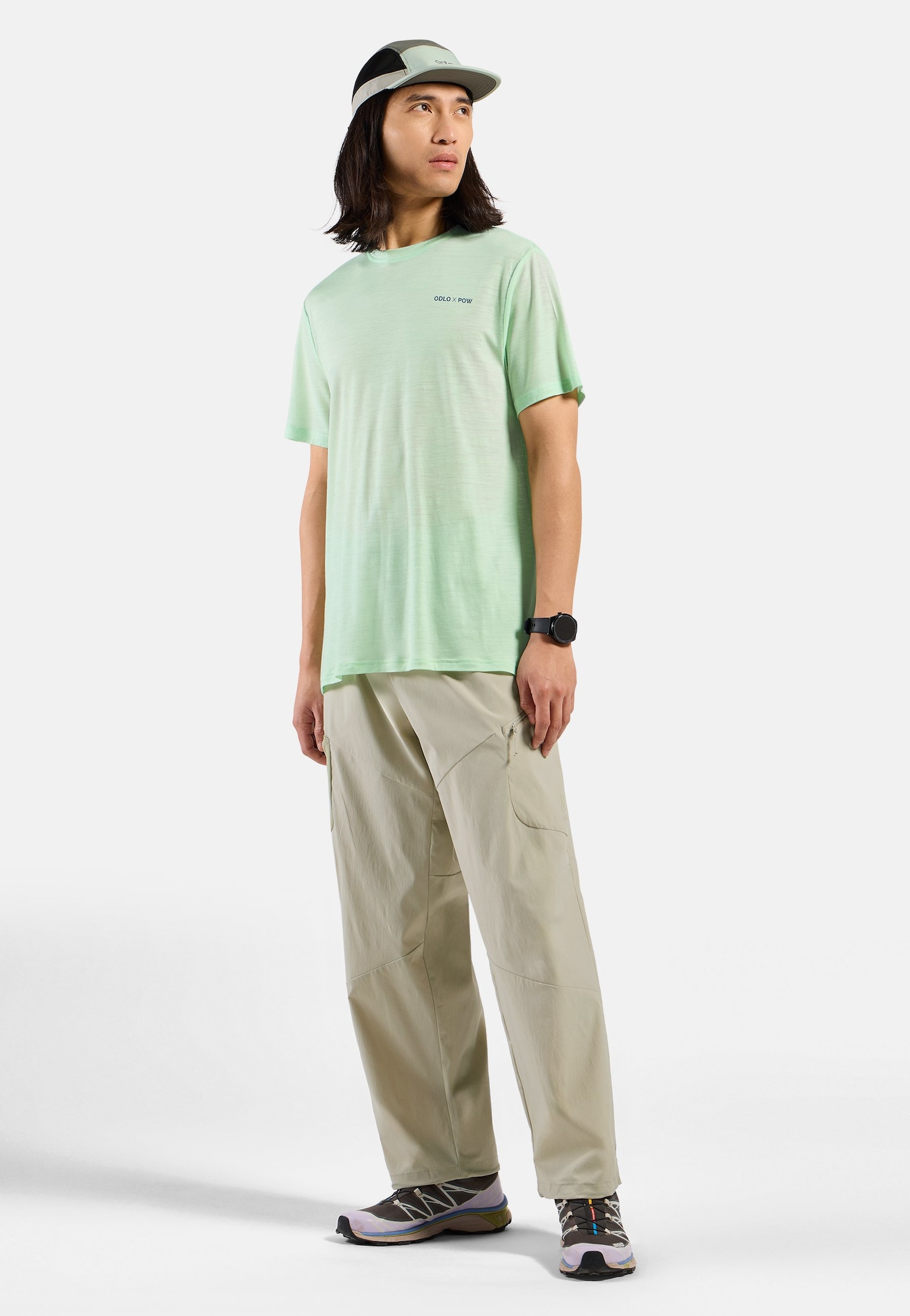 T-shirt Odlo X Pow Mérinos Tencel