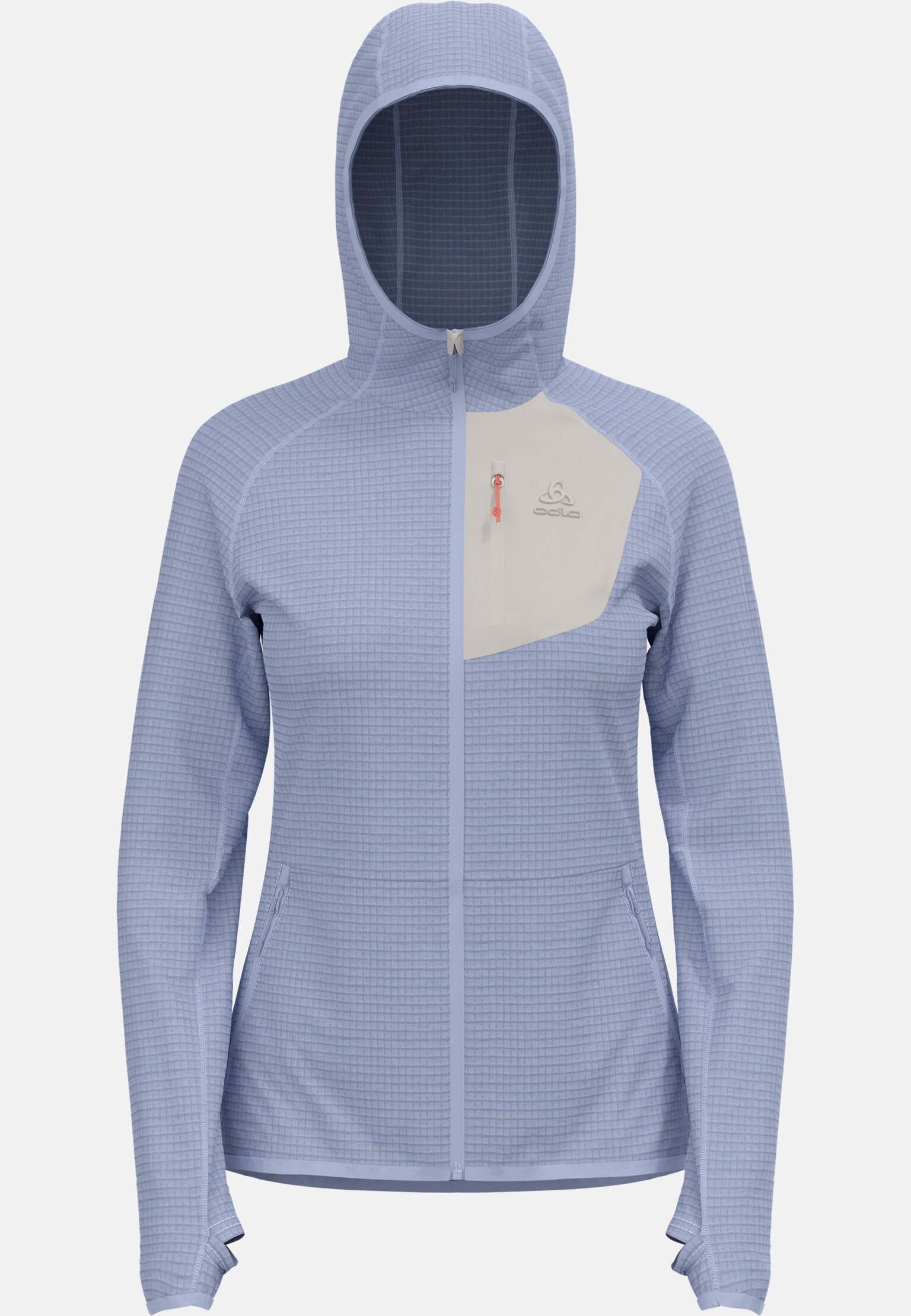 Ascent Mid Layer mit Kapuze und Reissverschluss