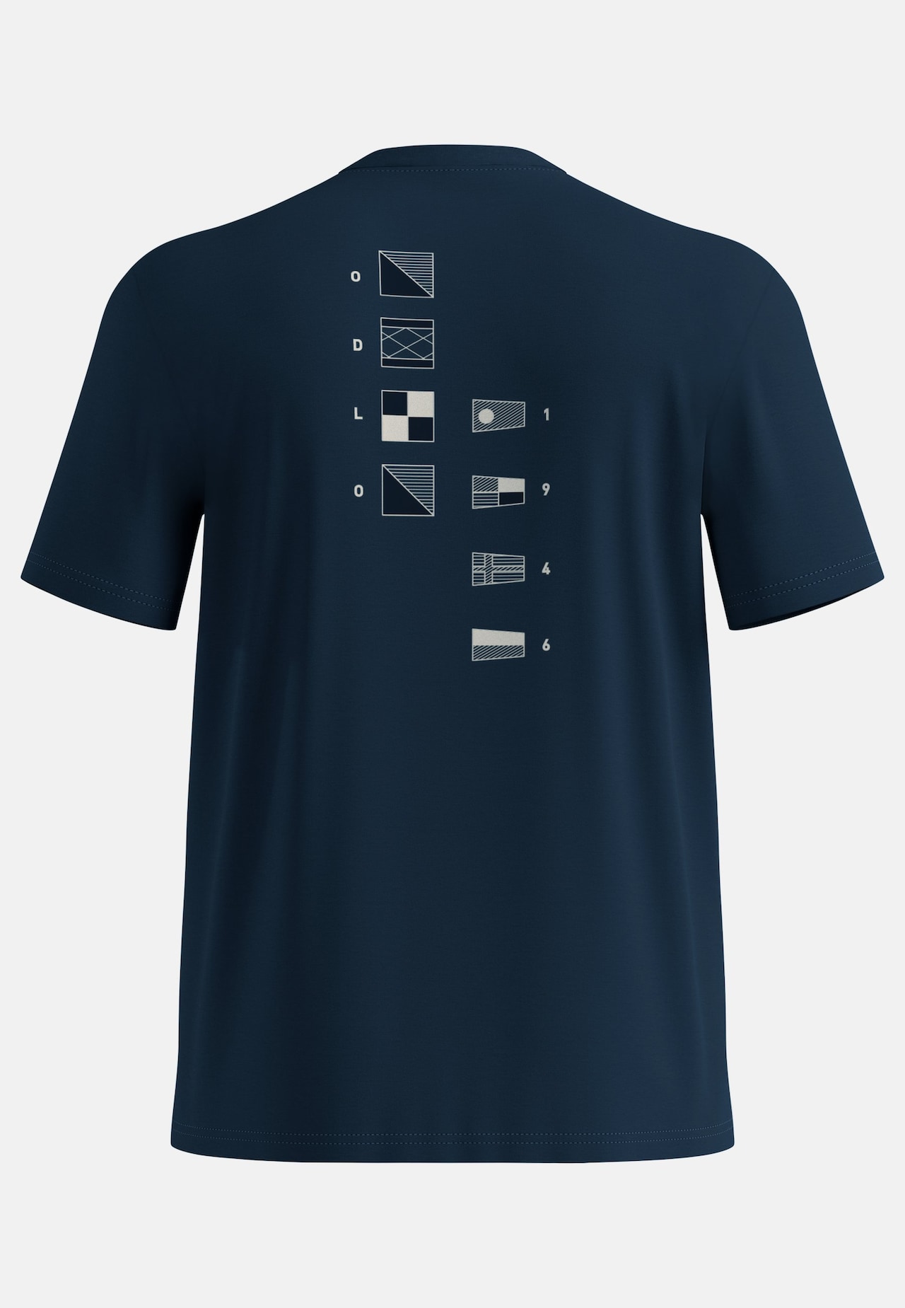 T-shirt Odlo Flags in misto cotone