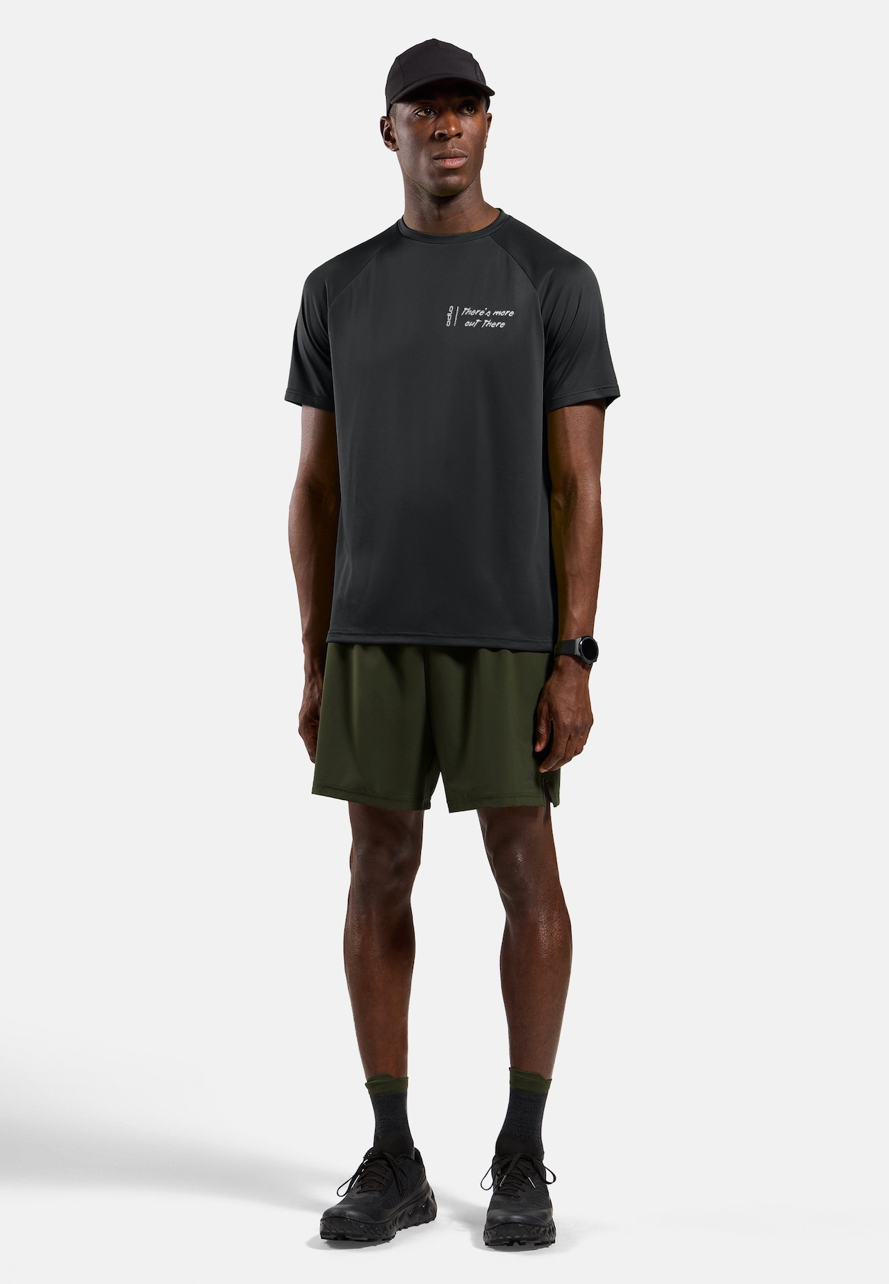 T-shirt da running Essential con stampa