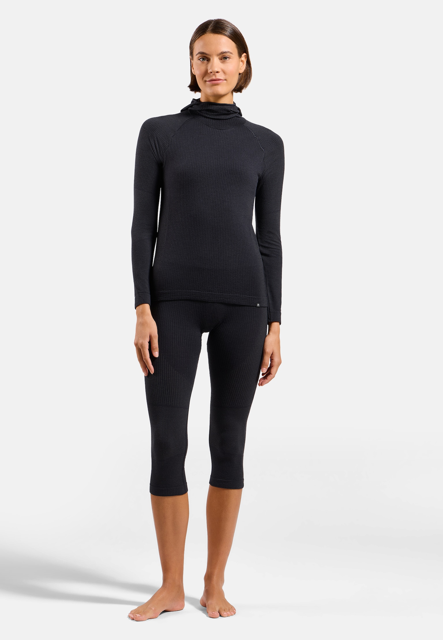 The Seamless Performance Wool base layer top with facemask