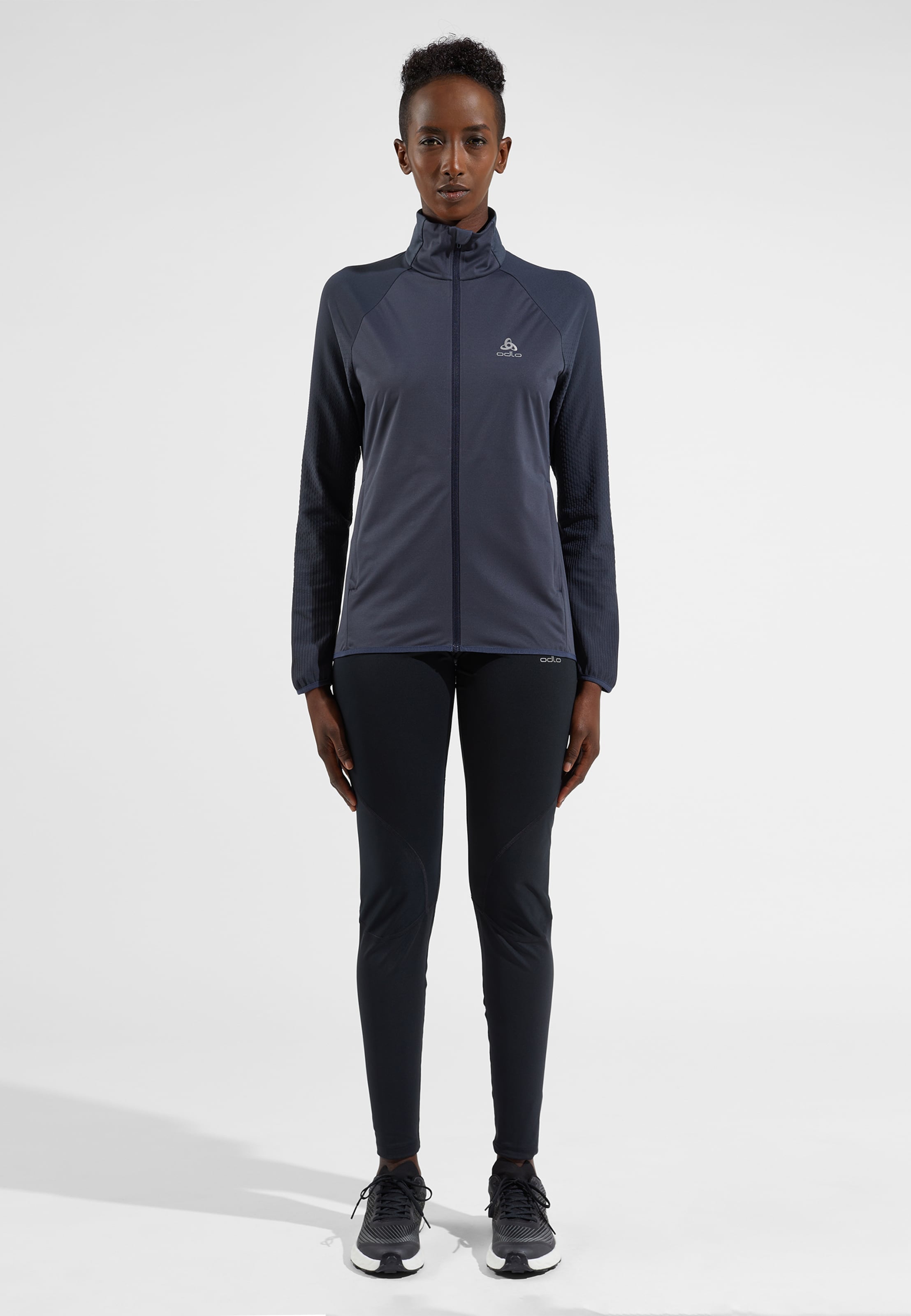 Odlo Zeroweight Warm Hybrid Laufjacke für Damen, S, blau