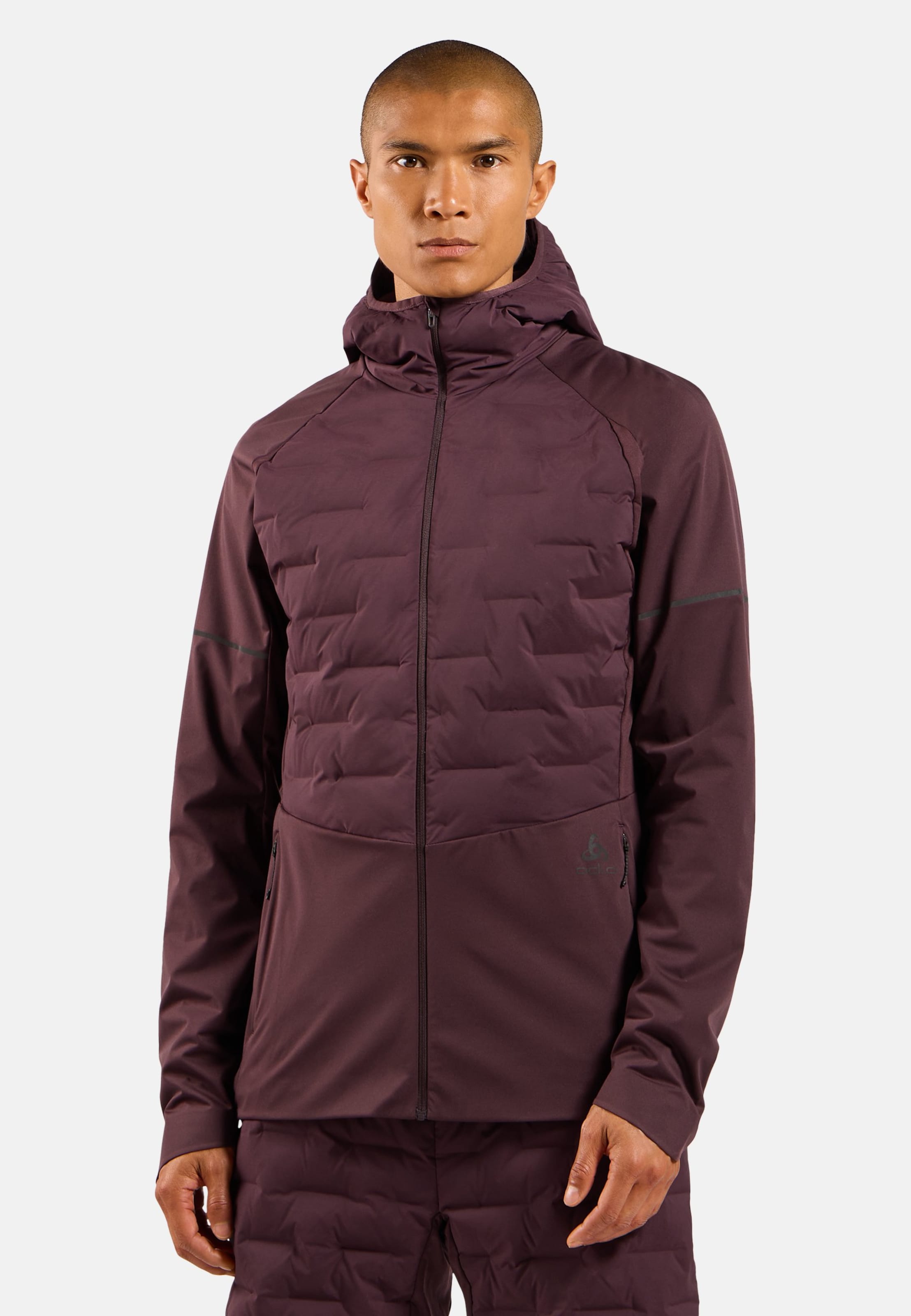 Odlo Zeroweight Insulator Laufjacke für Herren - Skilanglauf, Running - maron, XXL
