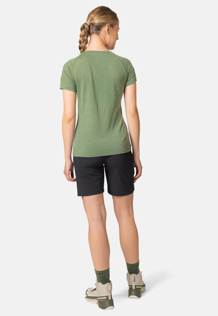 The Ascent Performance Wool Light sunrise t-shirt