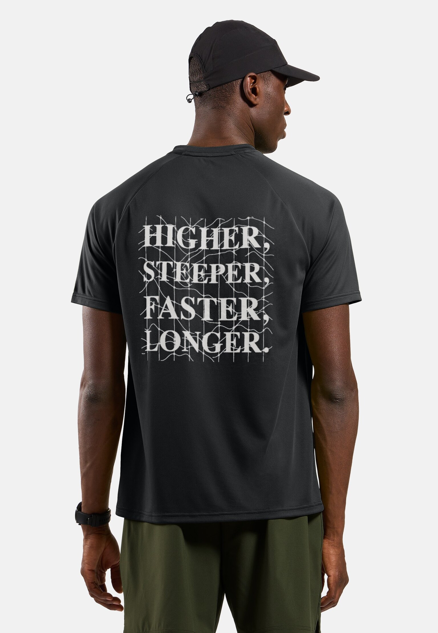 The Essentials print running t-shirt